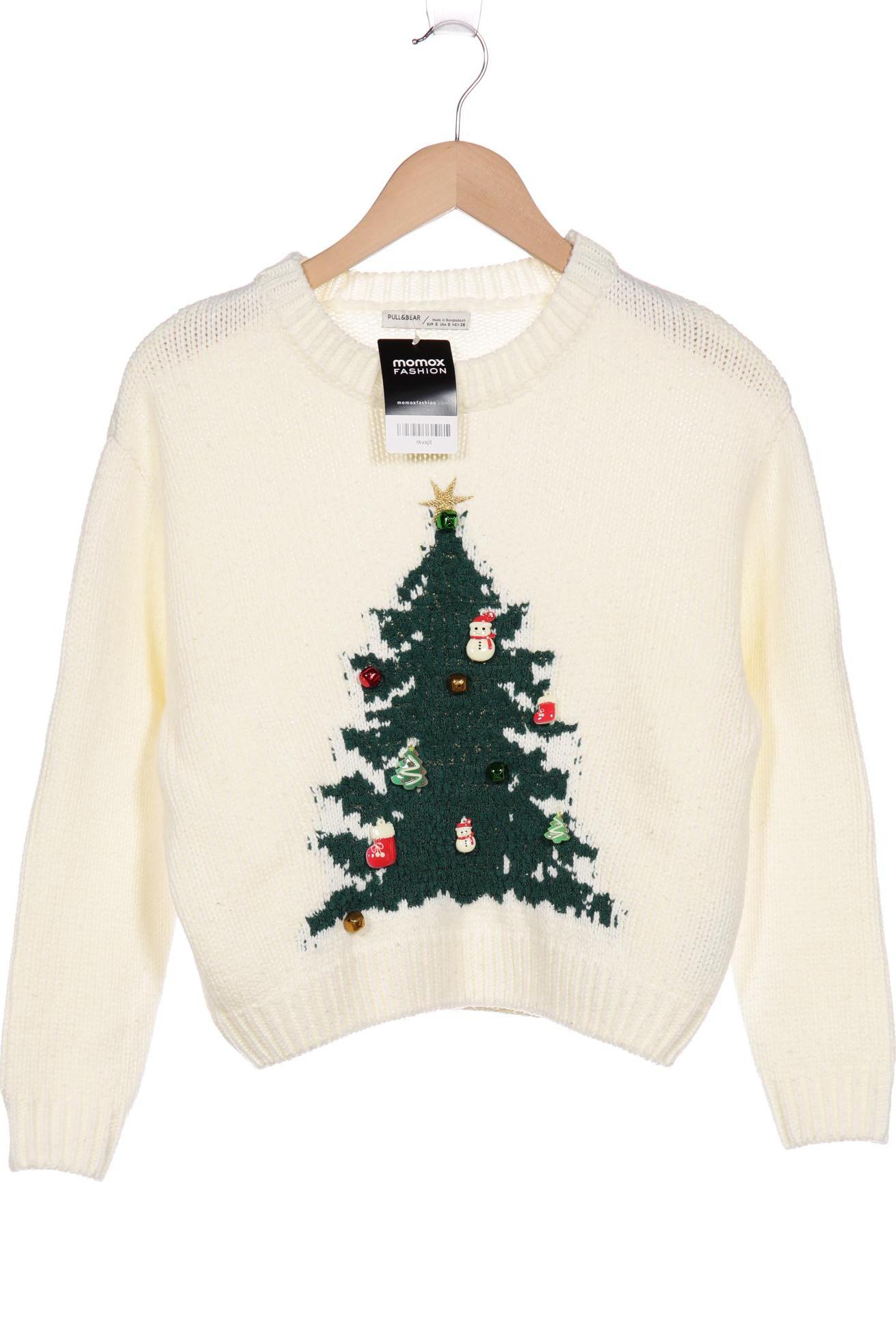 

Pull & Bear Damen Pullover, cremeweiß