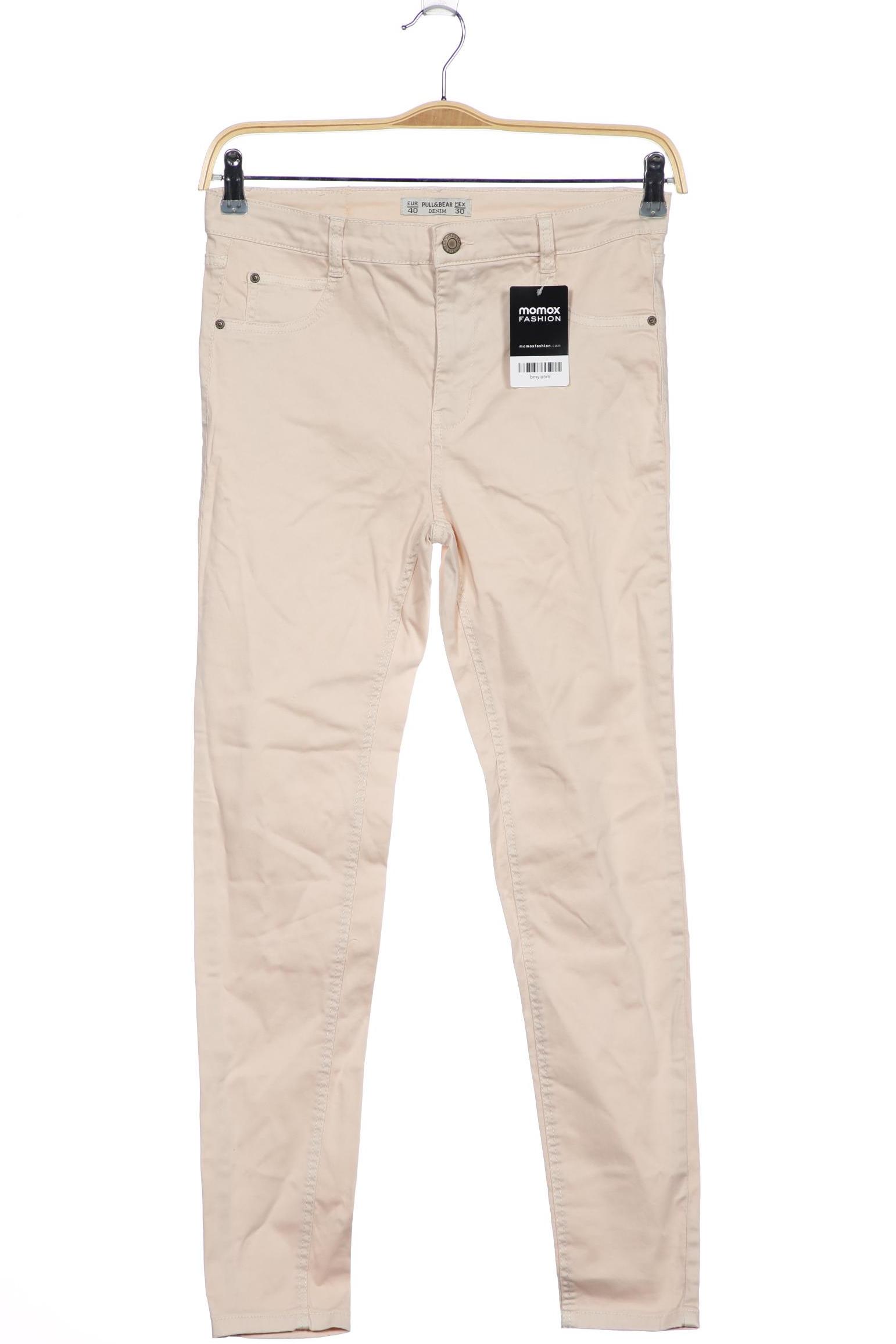

Pull & Bear Damen Stoffhose, beige, Gr. 40