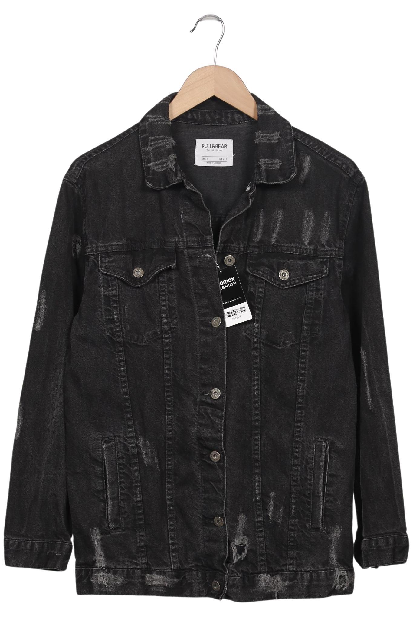 

Pull & Bear Damen Jacke, schwarz, Gr. 36