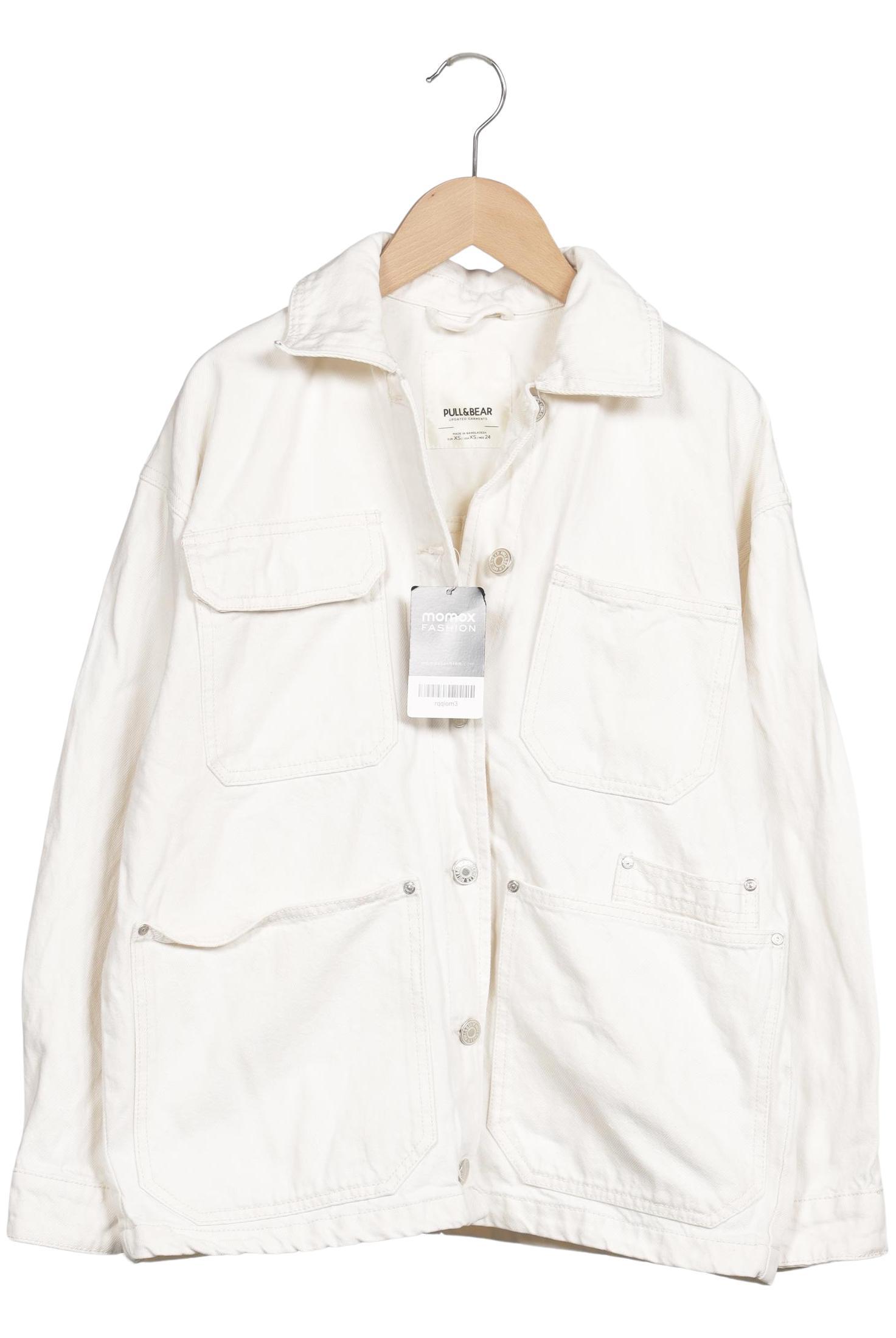

Pull & Bear Damen Jacke, cremeweiß, Gr. 34