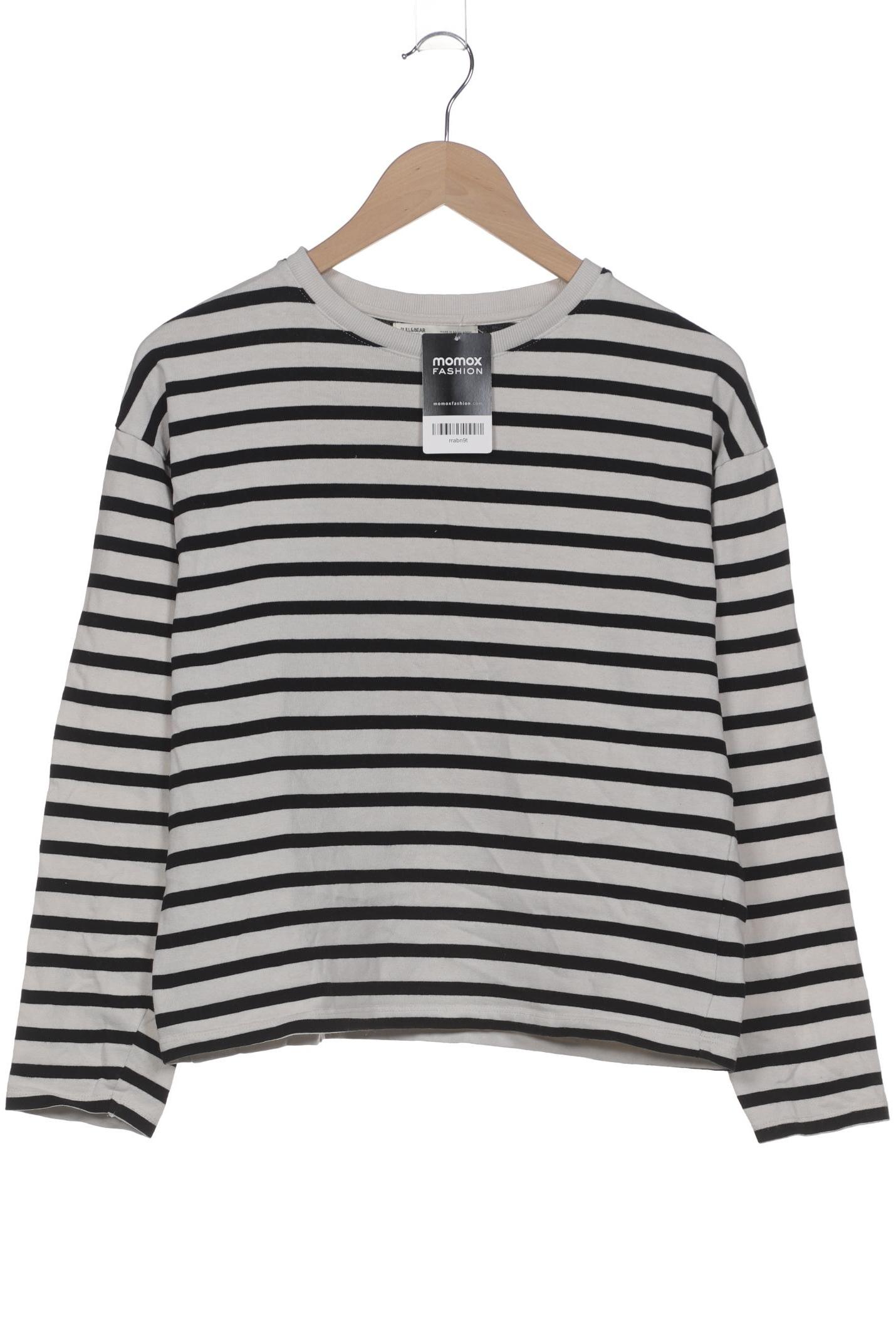 

Pull & Bear Damen Langarmshirt, schwarz, Gr. 34