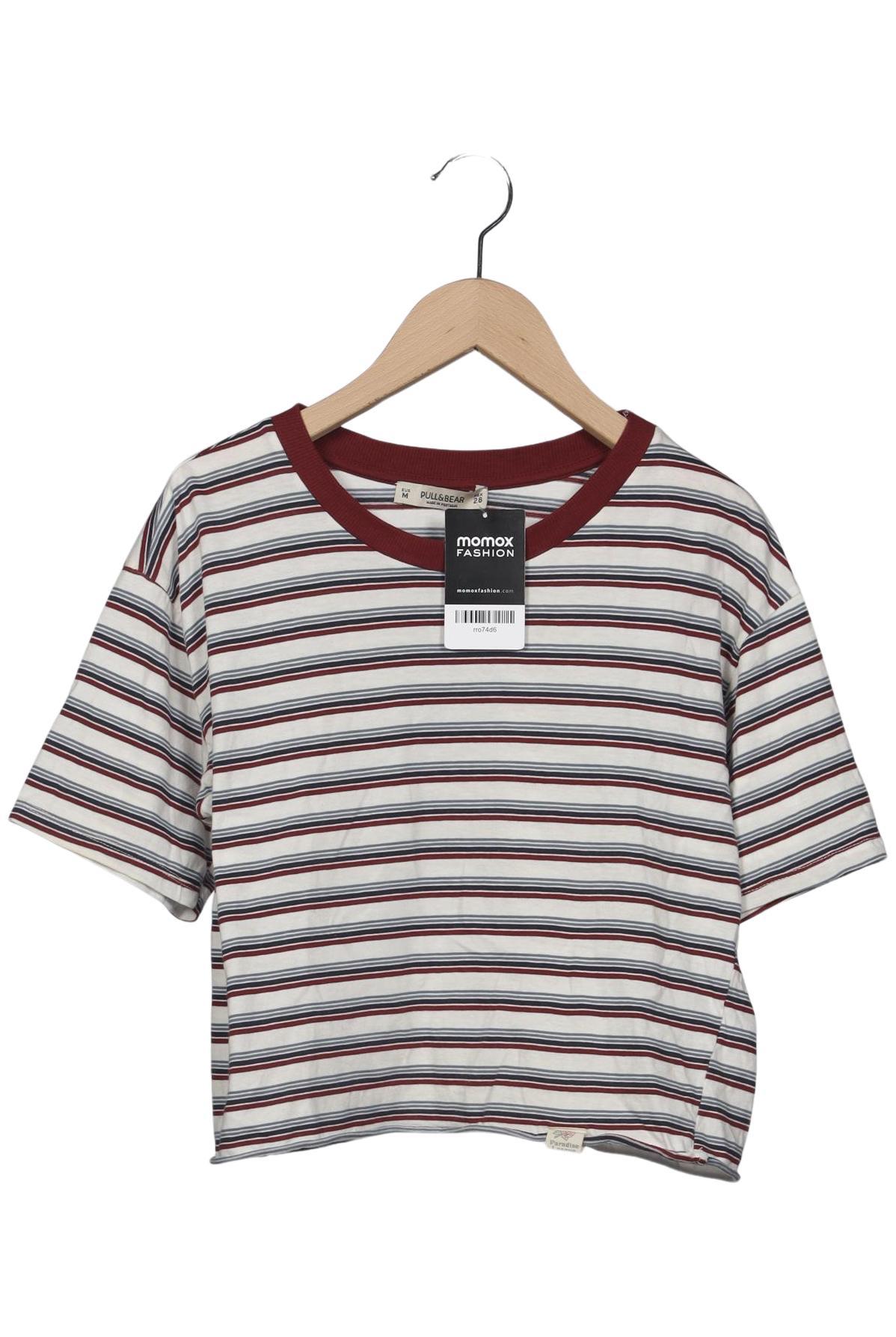 

Pull & Bear Damen T-Shirt, weiß, Gr. 38