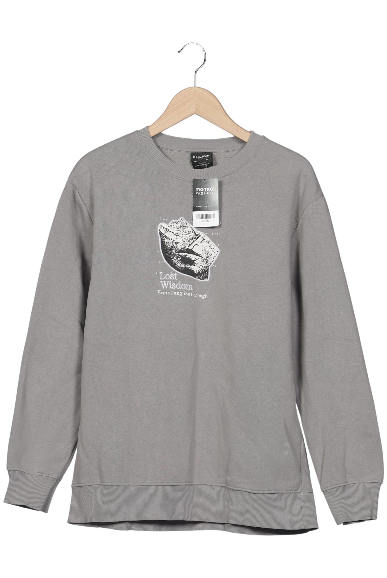 

Pull & Bear Damen Sweatshirt, grau, Gr. 38