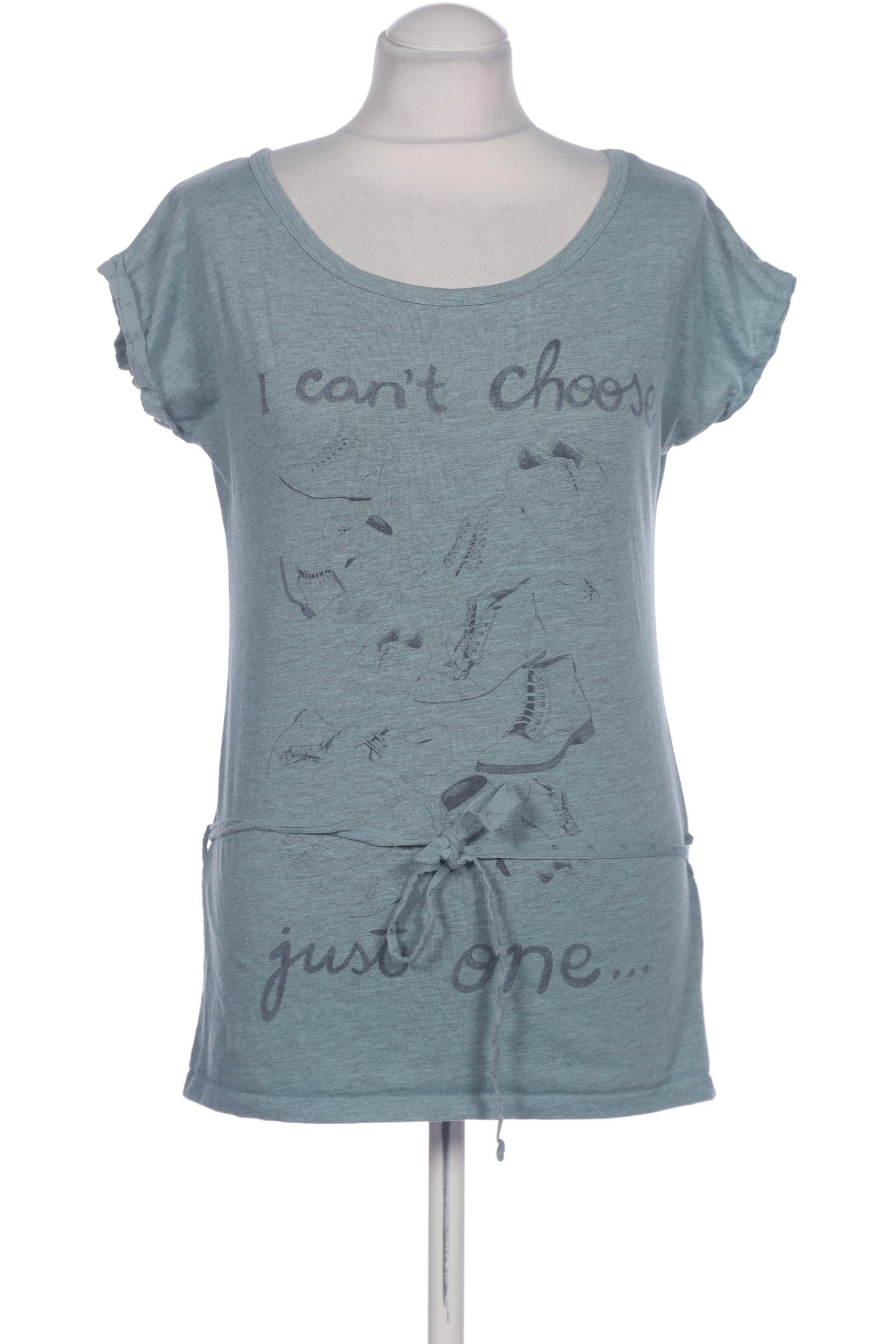 

Pull & Bear Damen T-Shirt, türkis, Gr. 38