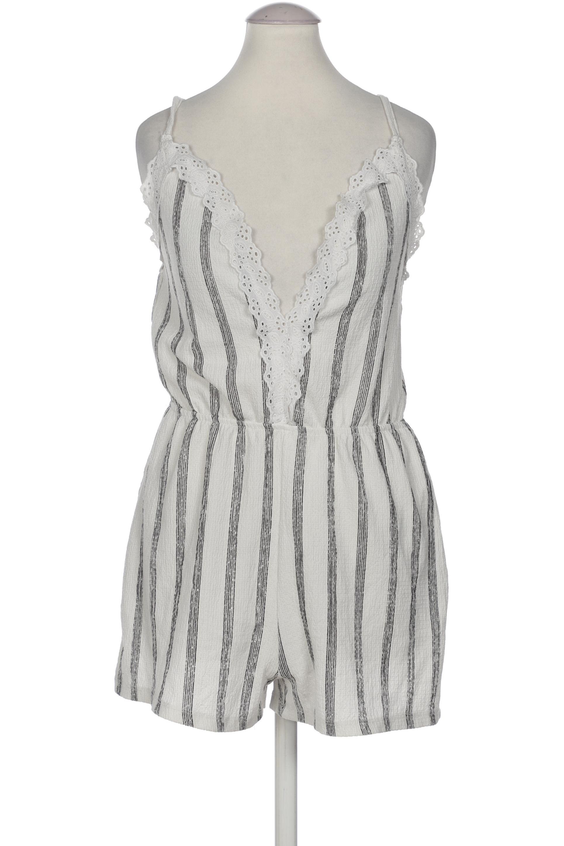 

Pull & Bear Damen Jumpsuit/Overall, weiß, Gr. 36