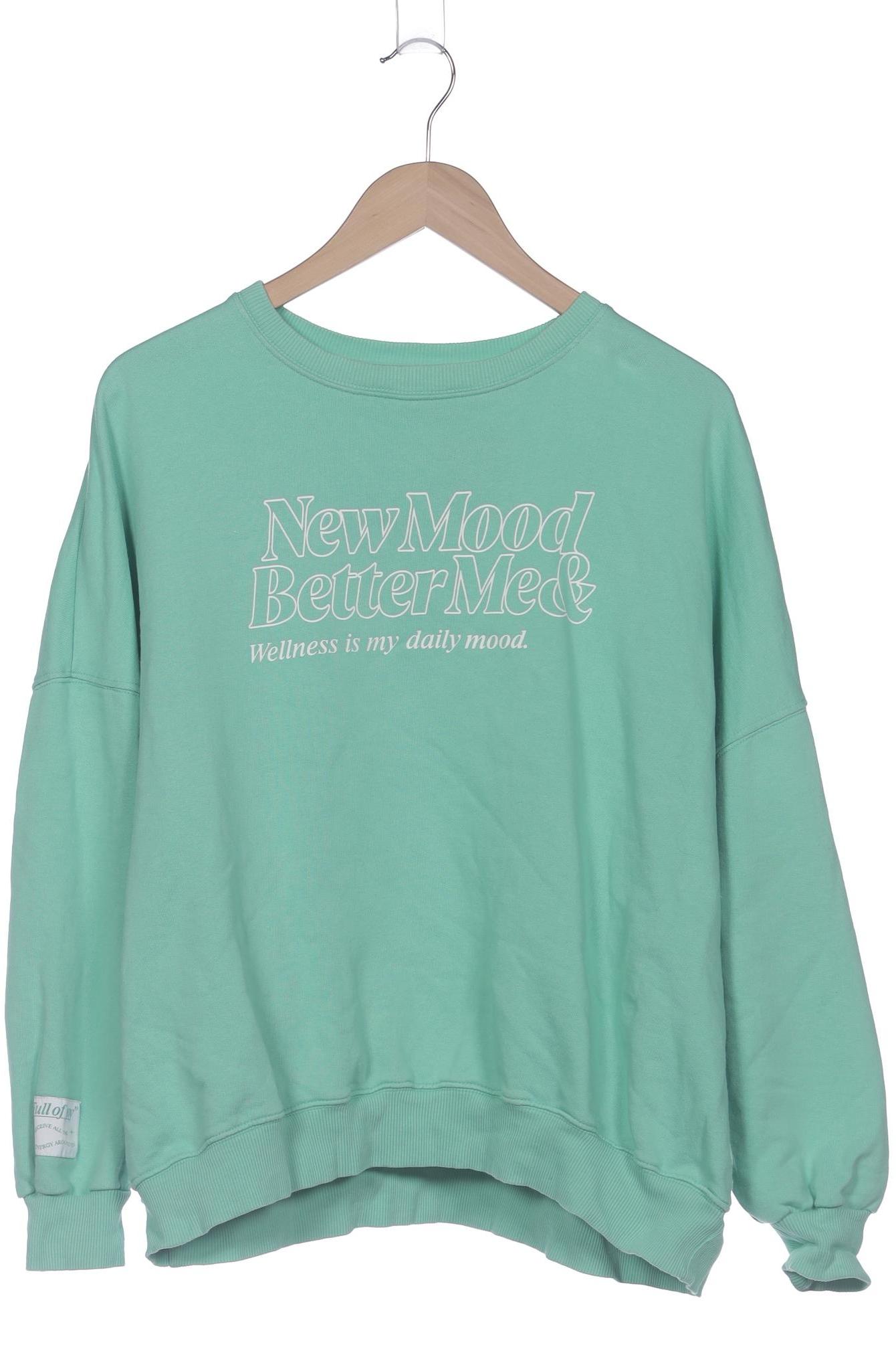 

Pull & Bear Damen Sweatshirt, hellgrün, Gr. 38