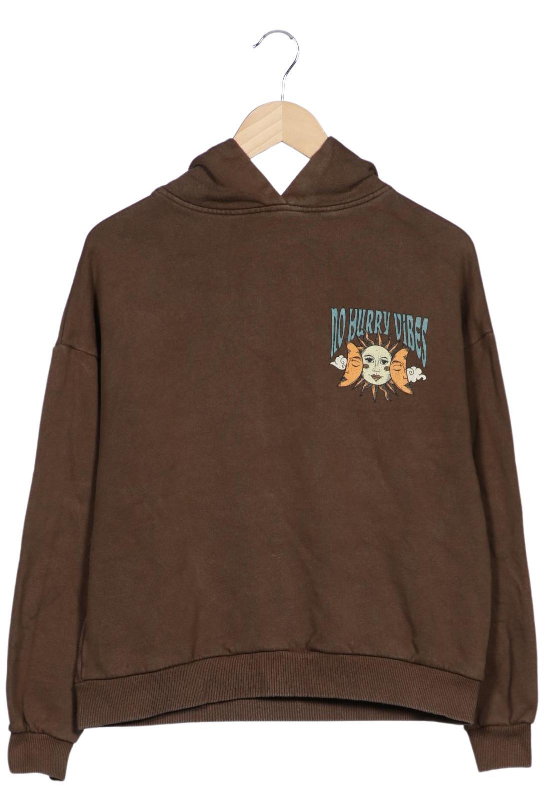 

Pull & Bear Damen Kapuzenpullover, braun, Gr. 36