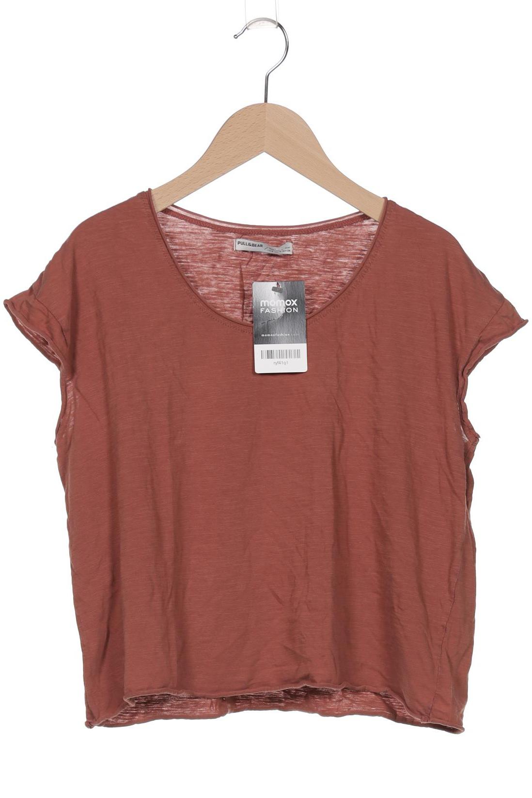

Pull & Bear Damen T-Shirt, bordeaux, Gr. 36