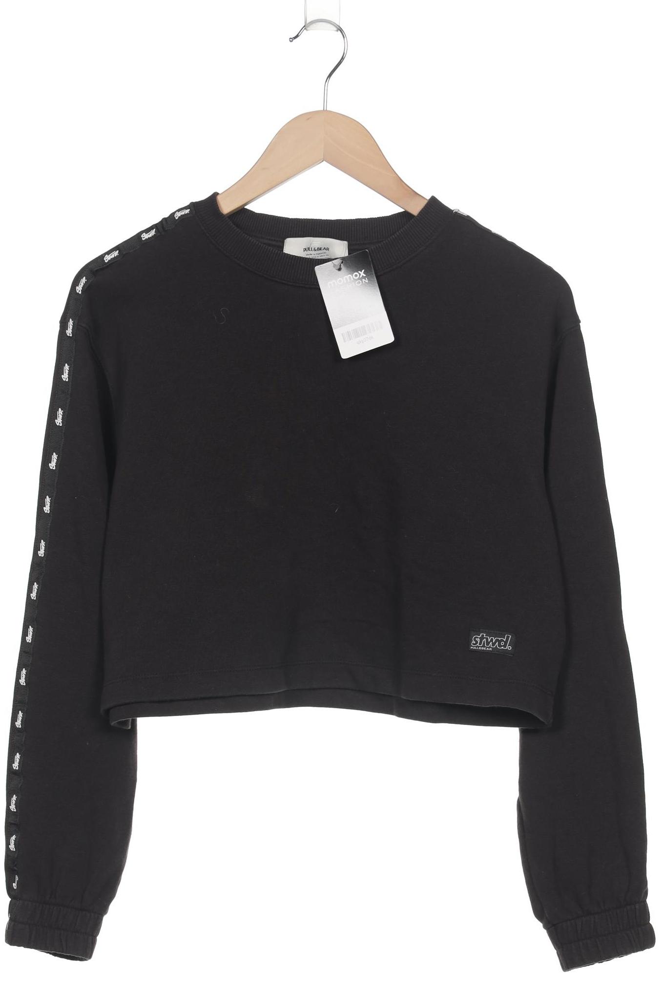 

Pull & Bear Damen Sweatshirt, schwarz, Gr. 36