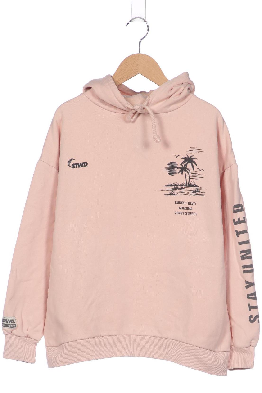 

Pull & Bear Damen Kapuzenpullover, pink, Gr. 36