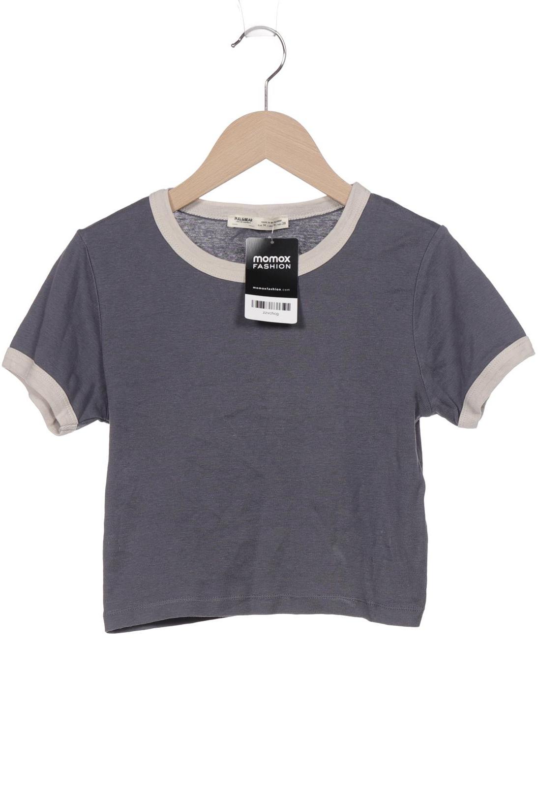 

Pull & Bear Damen T-Shirt, blau