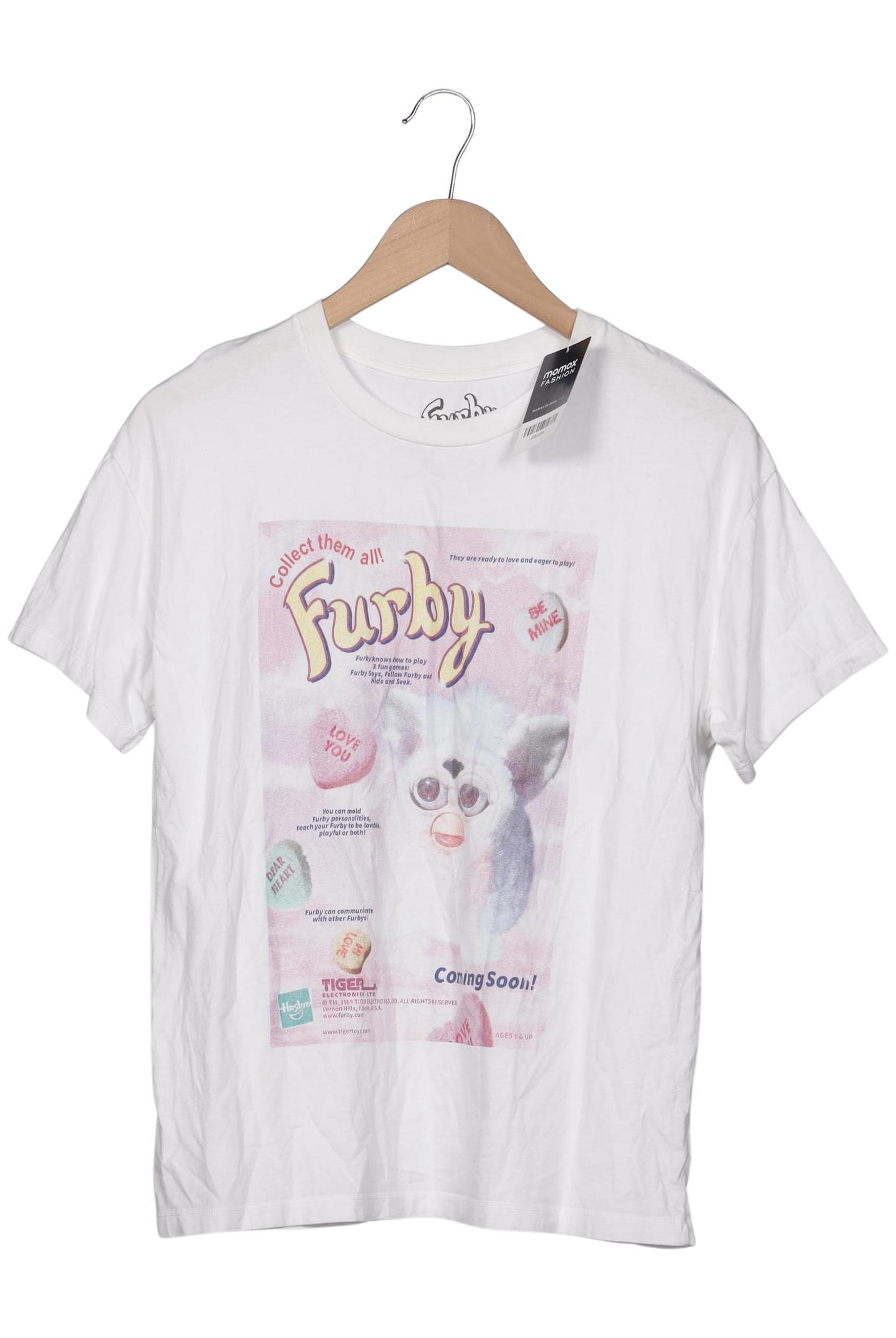 

Pull & Bear Damen T-Shirt, weiß, Gr. 36