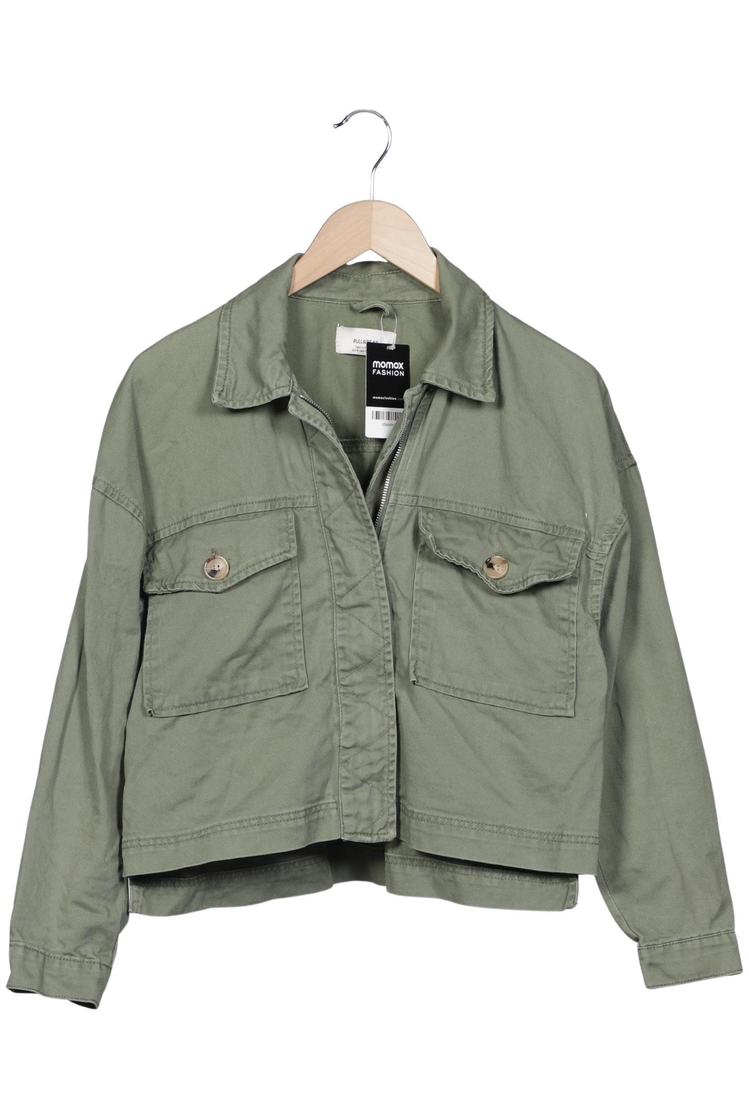 

Pull & Bear Damen Jacke, grün, Gr. 38
