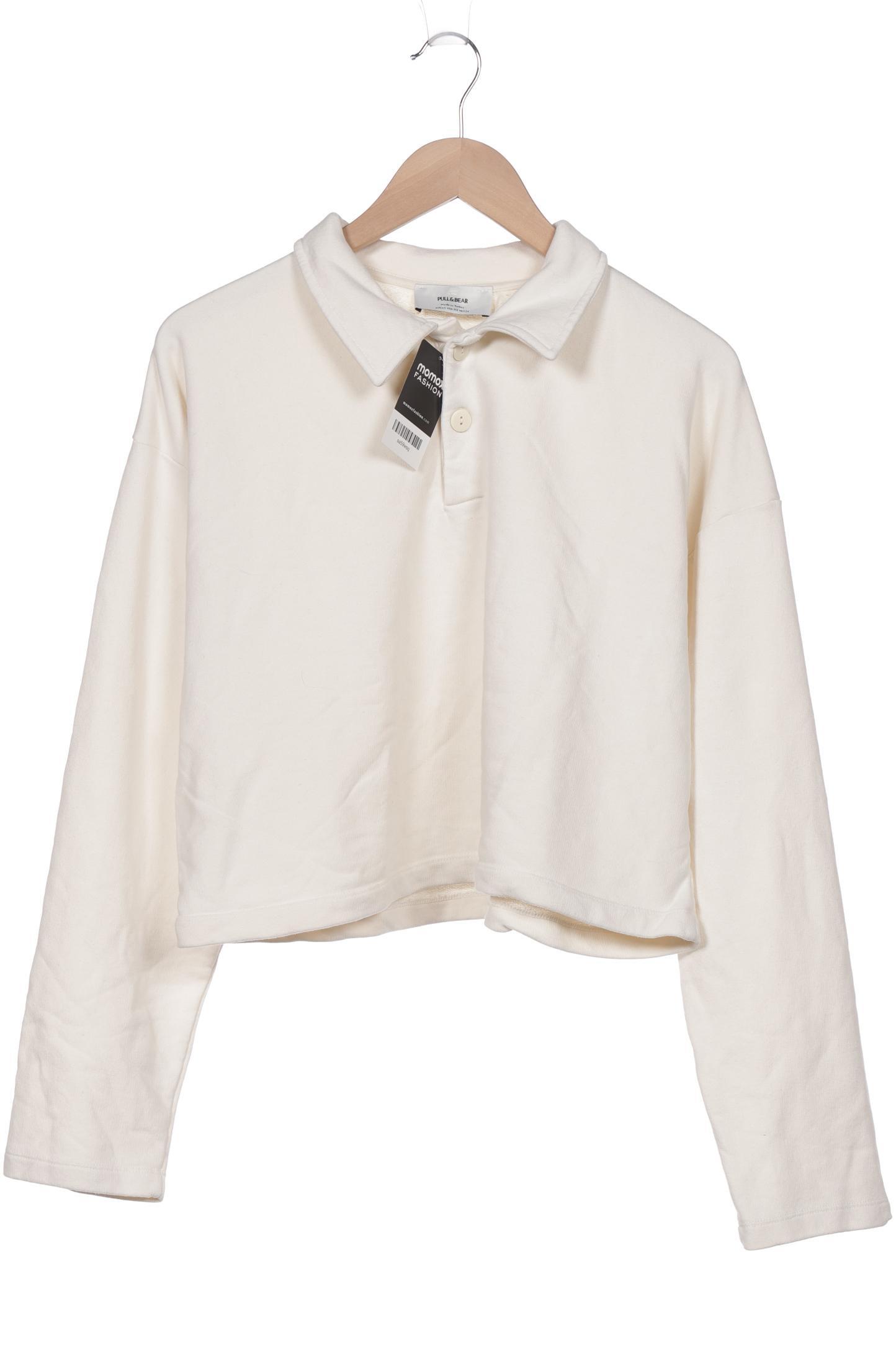 

Pull & Bear Damen Sweatshirt, weiß
