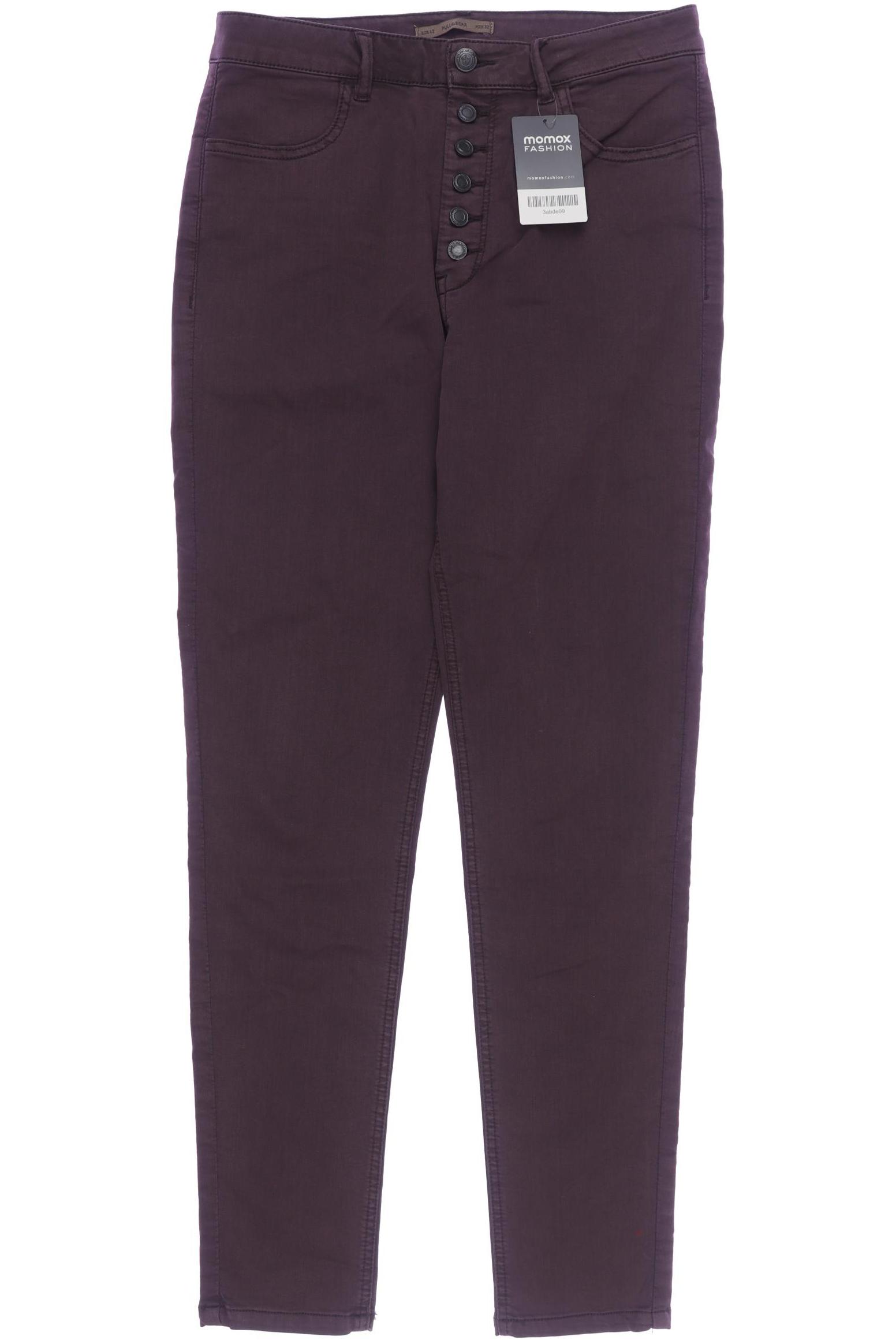 

Pull & Bear Damen Stoffhose, bordeaux, Gr. 42