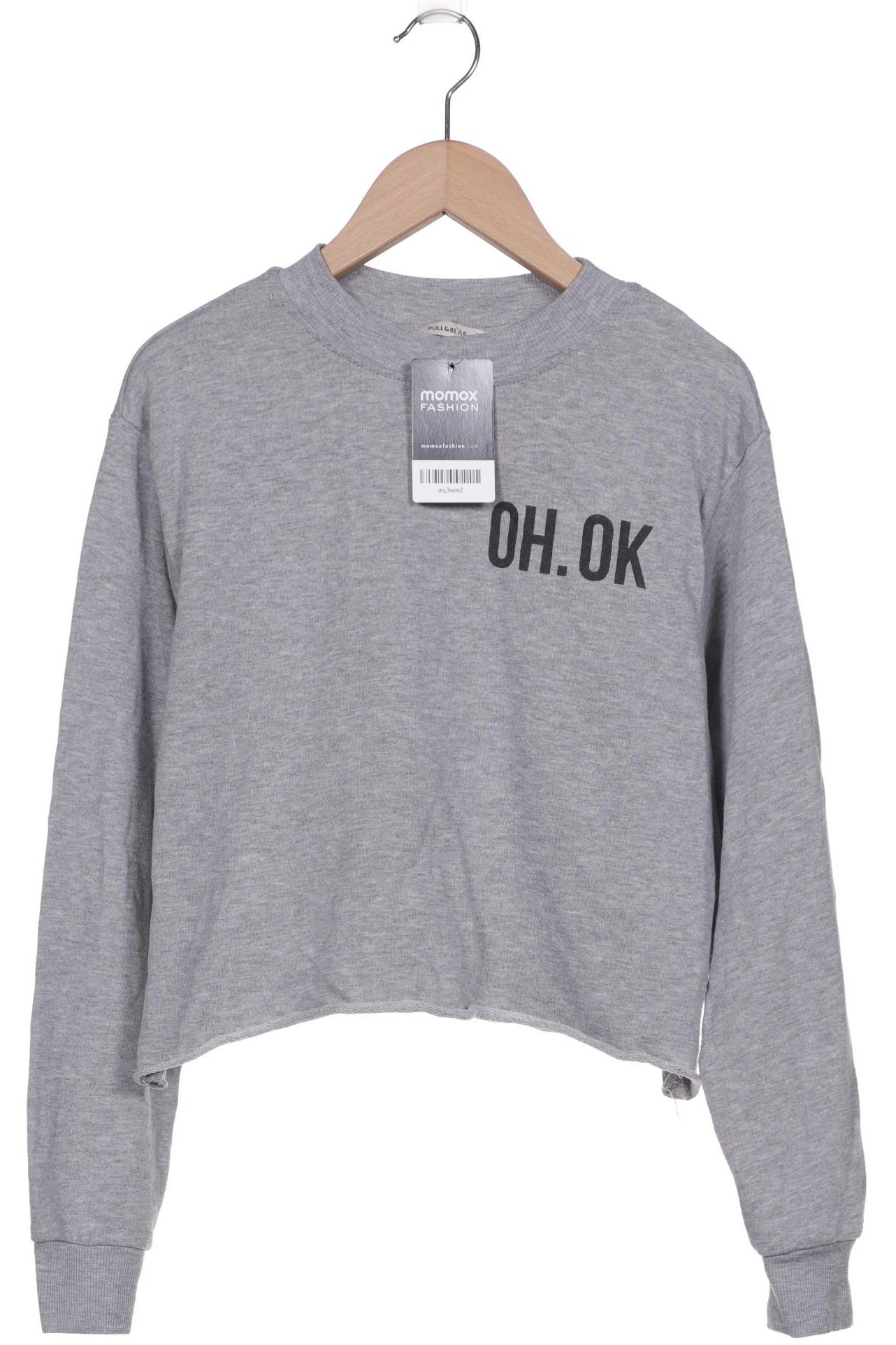 

Pull & Bear Damen Sweatshirt, grau, Gr. 38