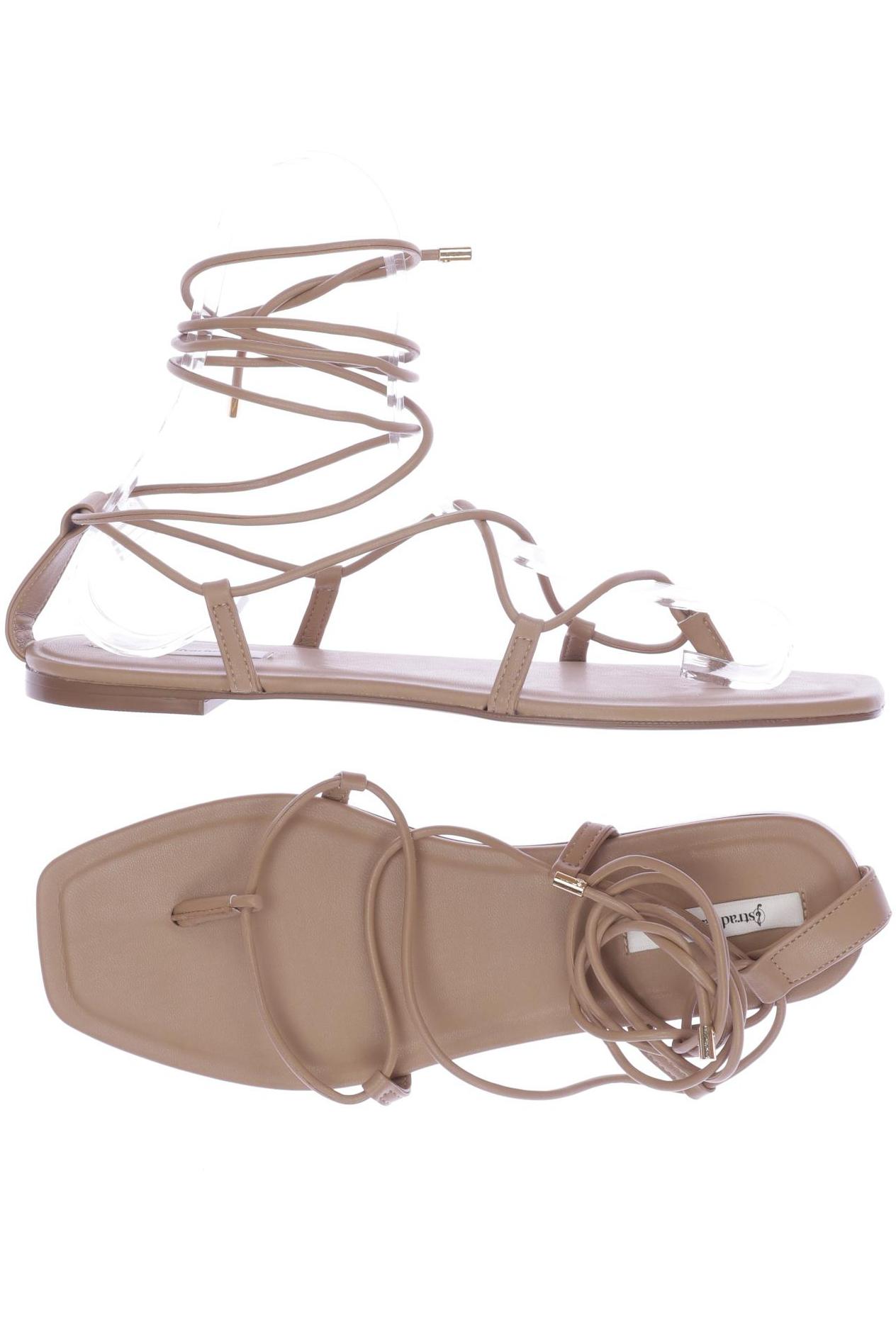 

Pull & Bear Damen Sandale, beige, Gr. 40