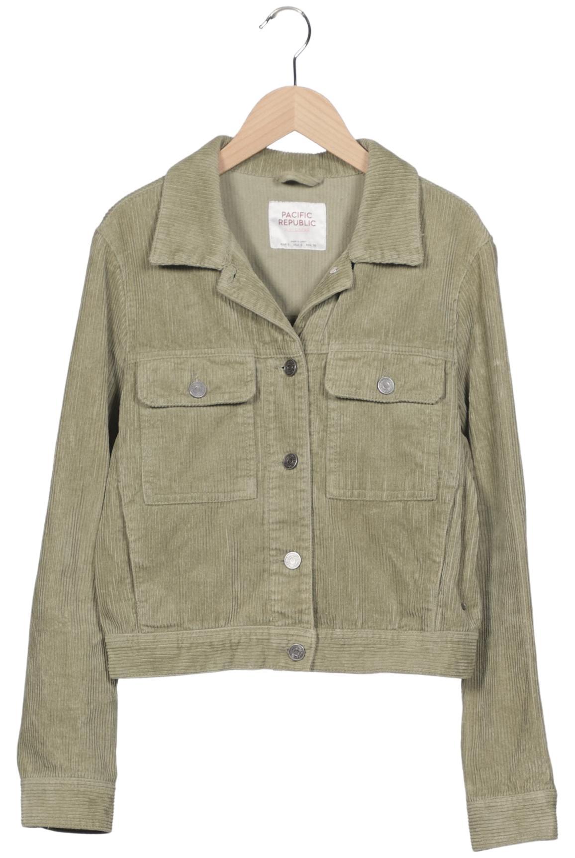 

Pull & Bear Damen Jacke, grün, Gr. 36