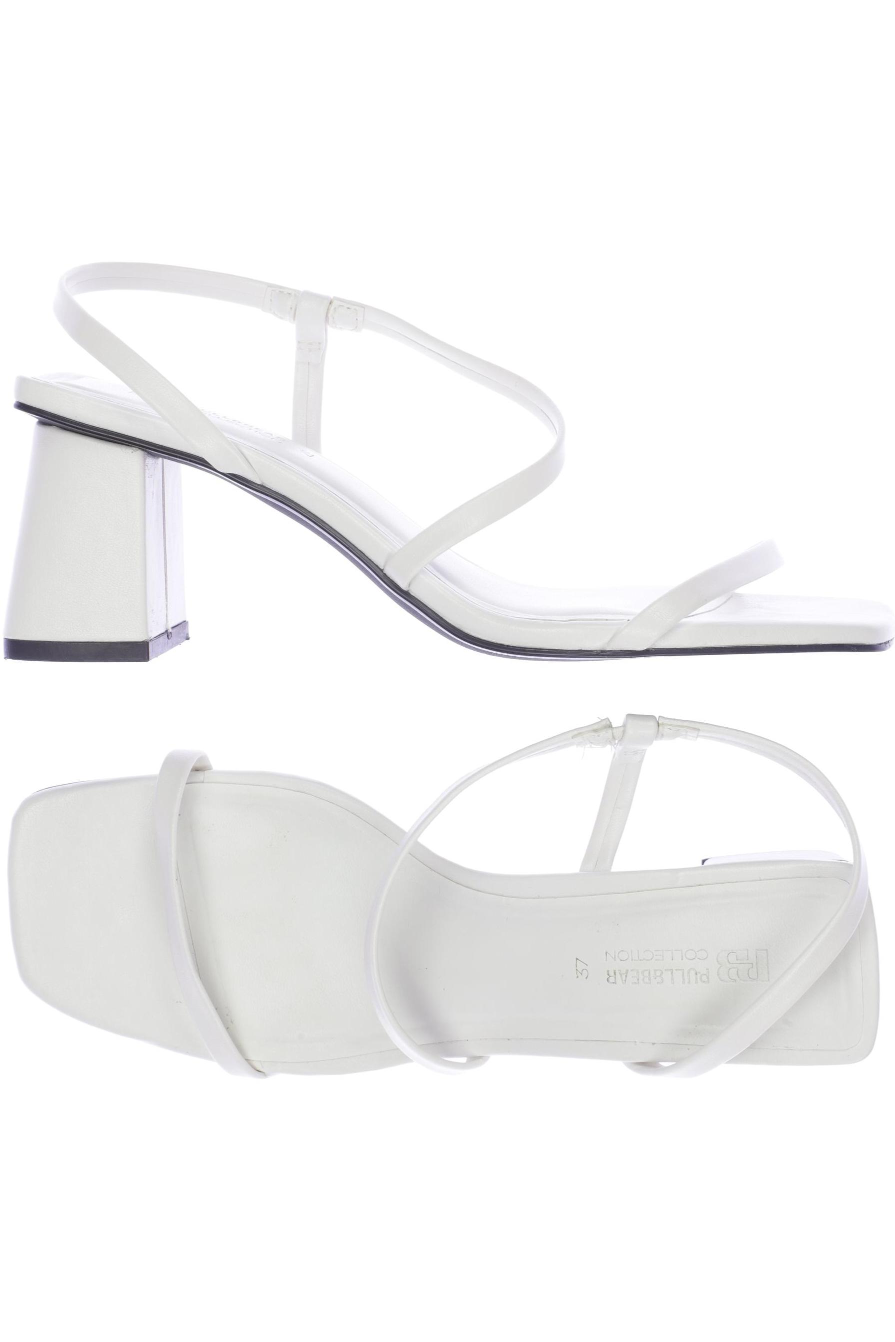 

Pull & Bear Damen Sandale, weiß, Gr. 37