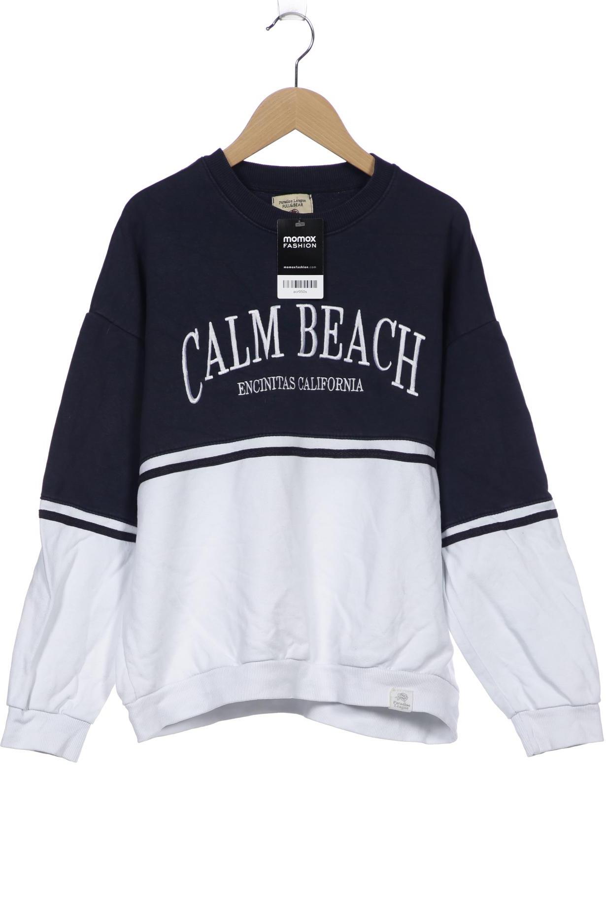 

Pull & Bear Damen Sweatshirt, weiß, Gr. 34