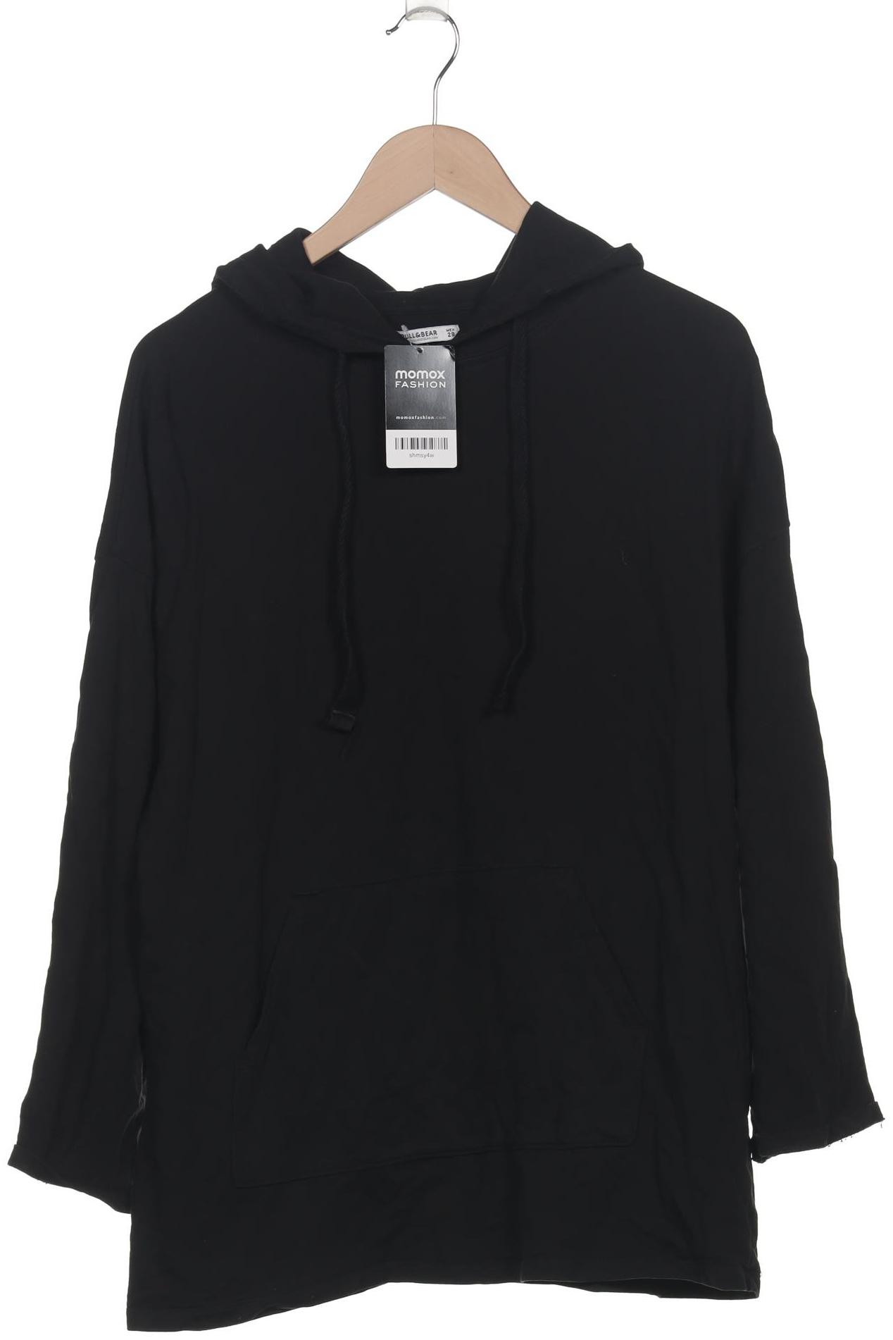 

Pull & Bear Damen Kapuzenpullover, schwarz, Gr. 38