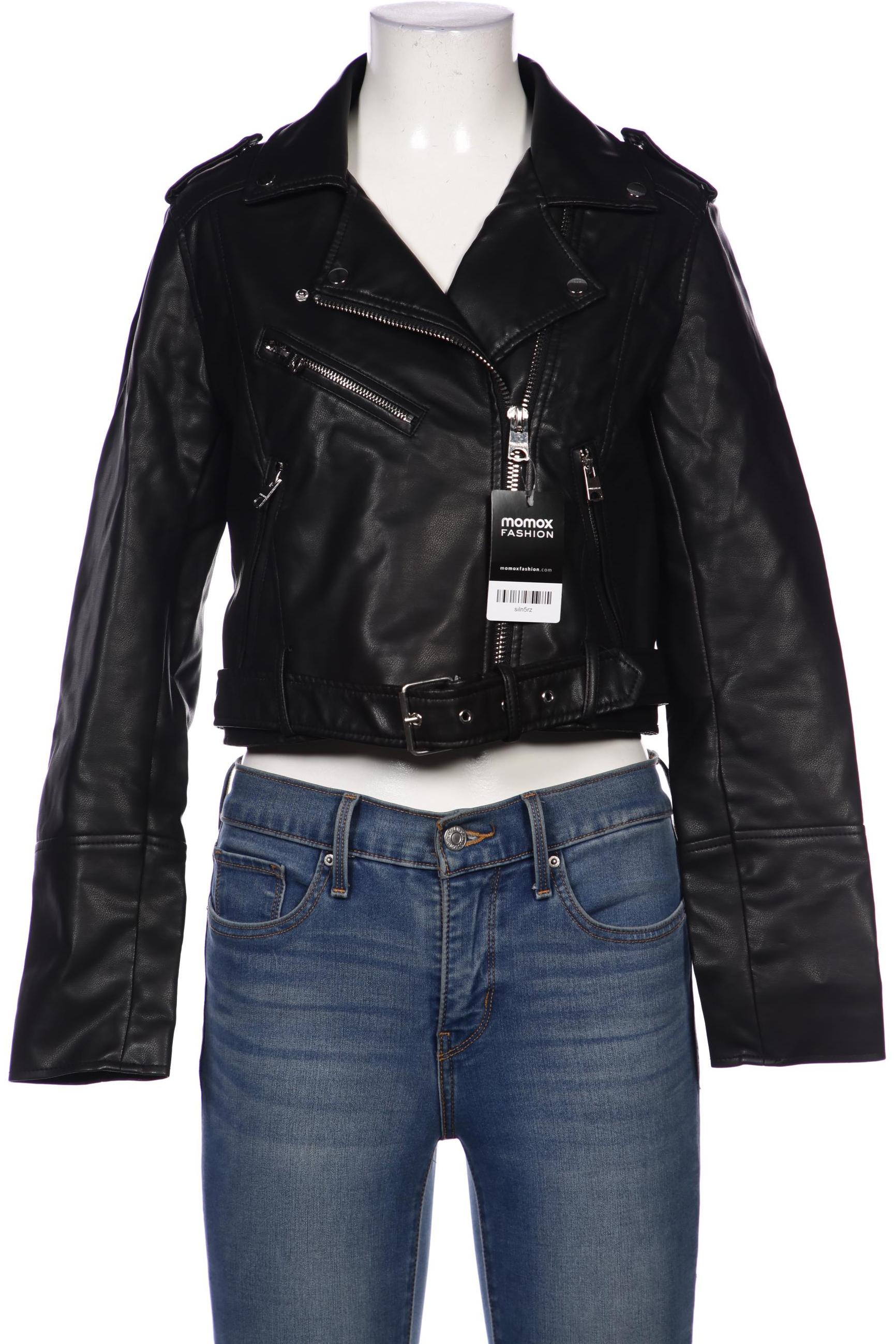 

Pull & Bear Damen Jacke, schwarz, Gr. 38