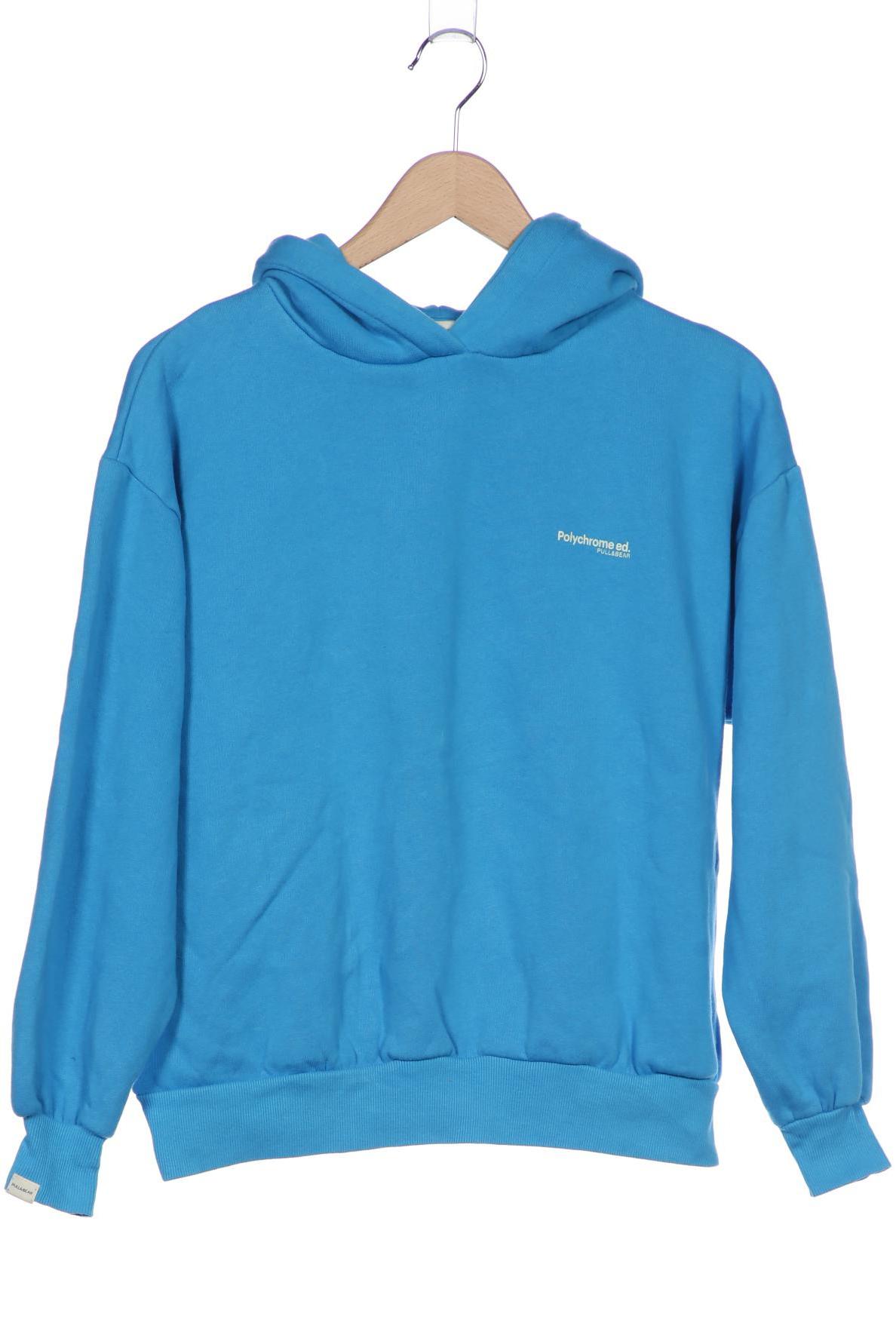 

Pull & Bear Damen Kapuzenpullover, blau, Gr. 36