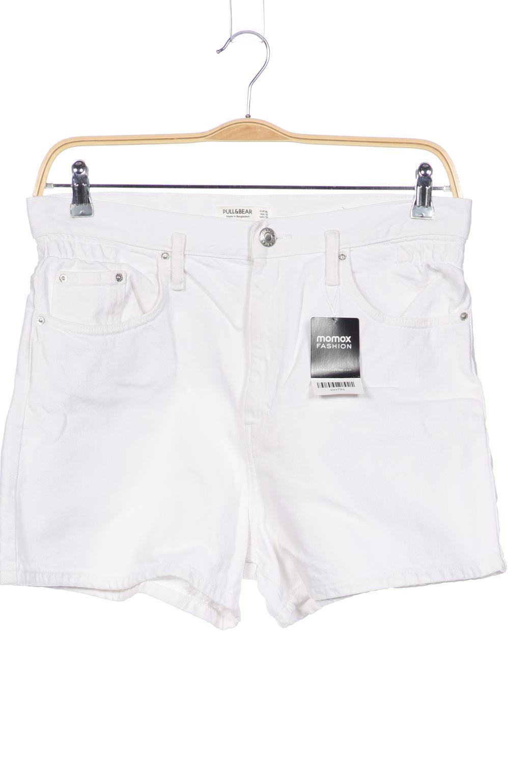 

Pull & Bear Damen Shorts, weiß, Gr. 42
