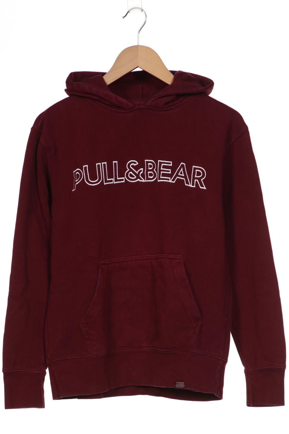 

Pull & Bear Damen Kapuzenpullover, bordeaux, Gr. 34