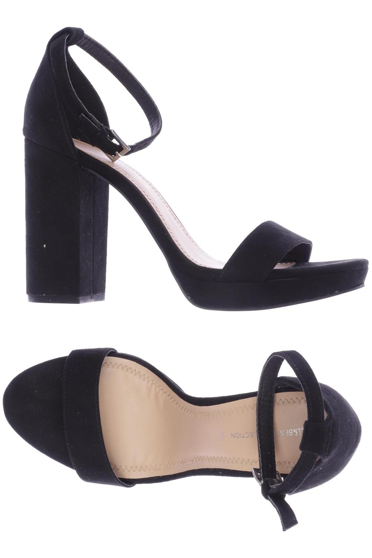 

Pull & Bear Damen Sandale, schwarz, Gr. 38