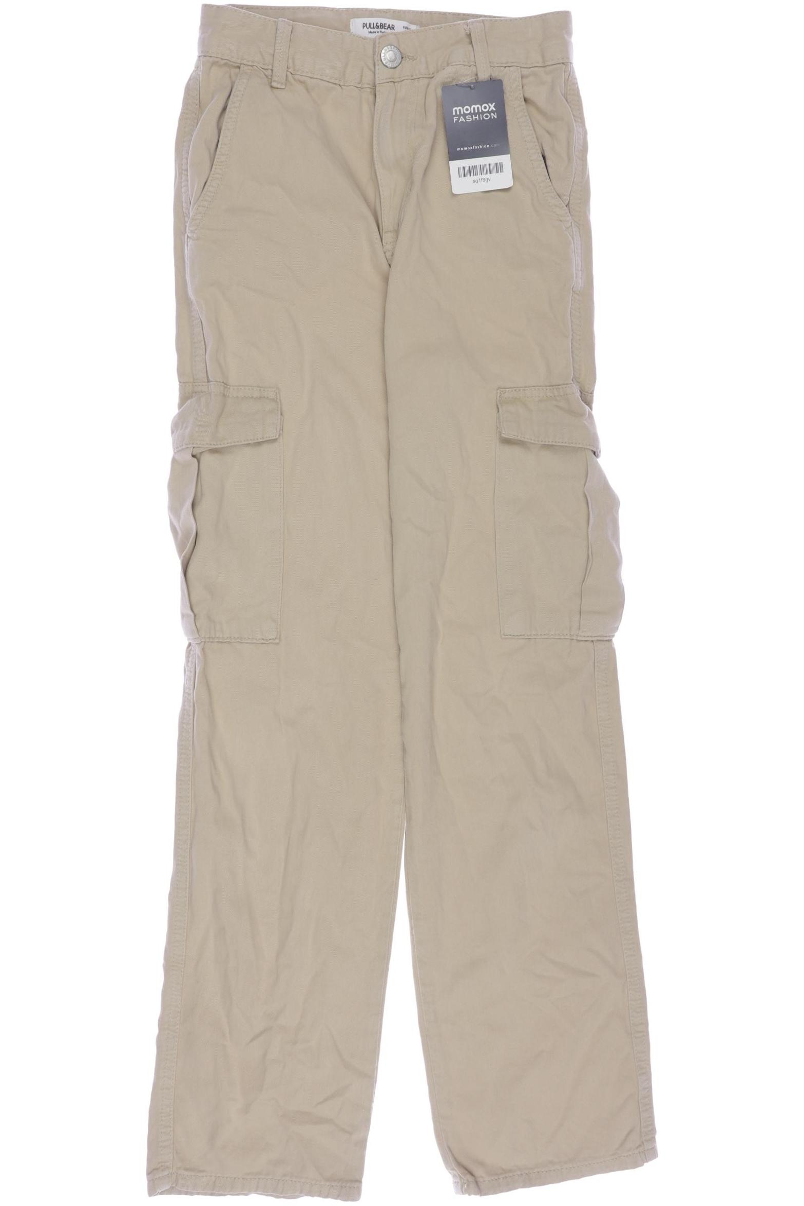 Thumbnail - Pull &amp; Bear Damen Stoffhose, beige, Gr. 32