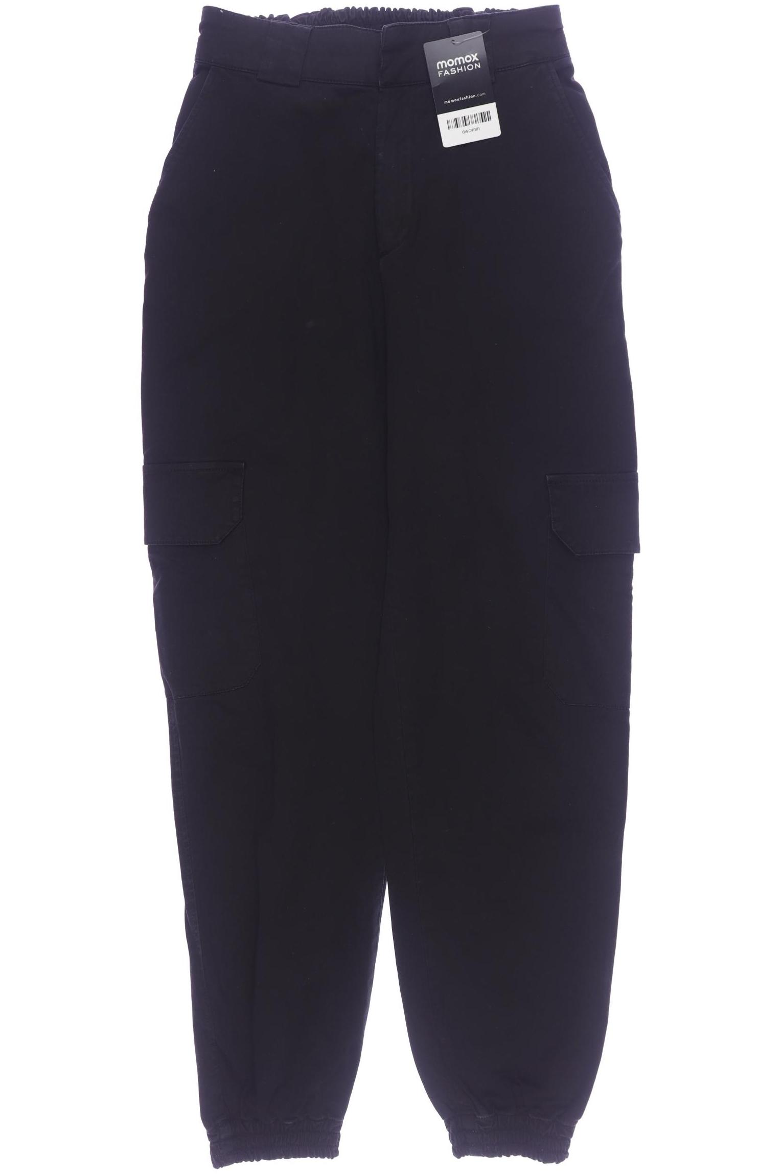 

Pull & Bear Damen Stoffhose, schwarz, Gr. 0