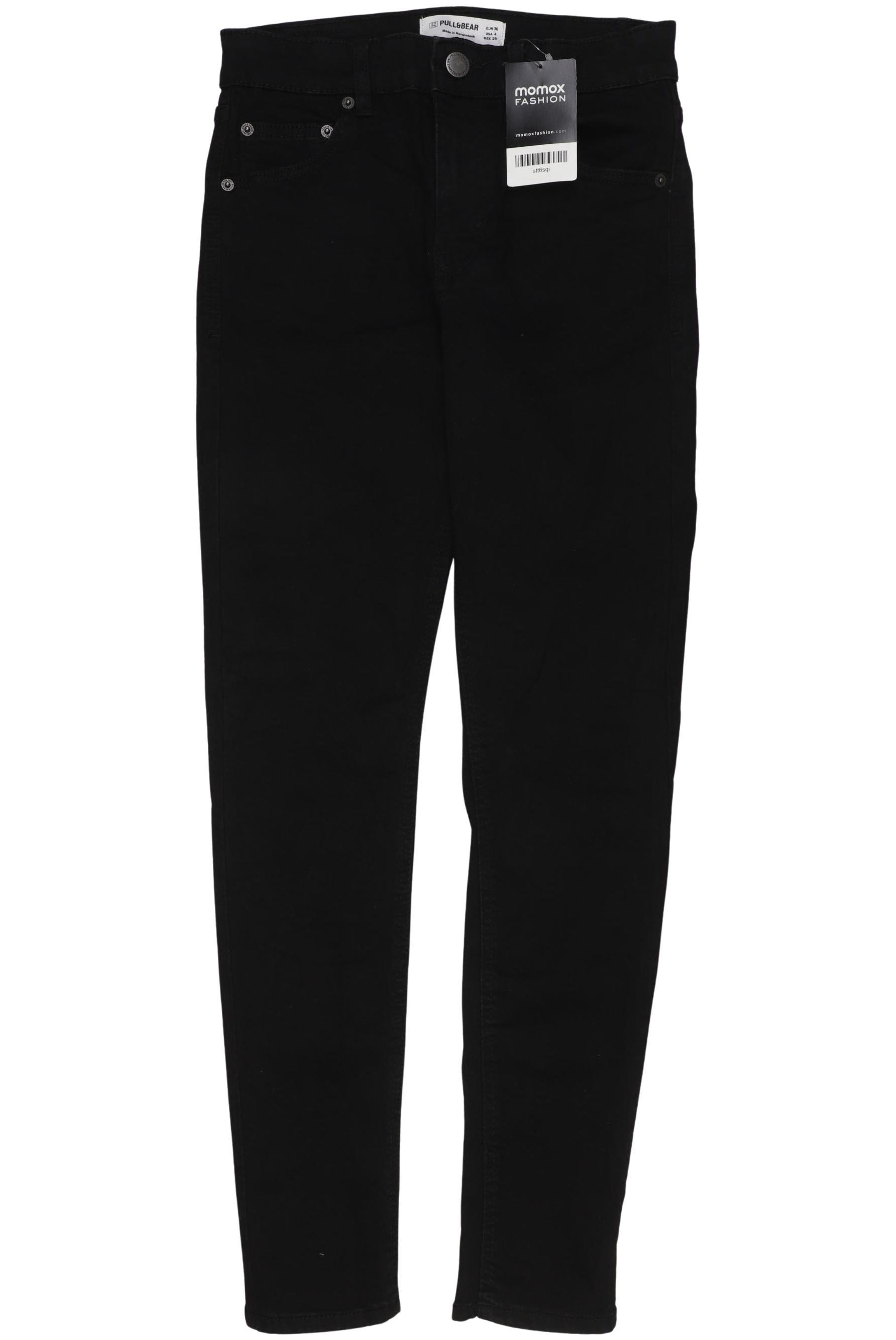

Pull & Bear Damen Jeans, schwarz, Gr. 36