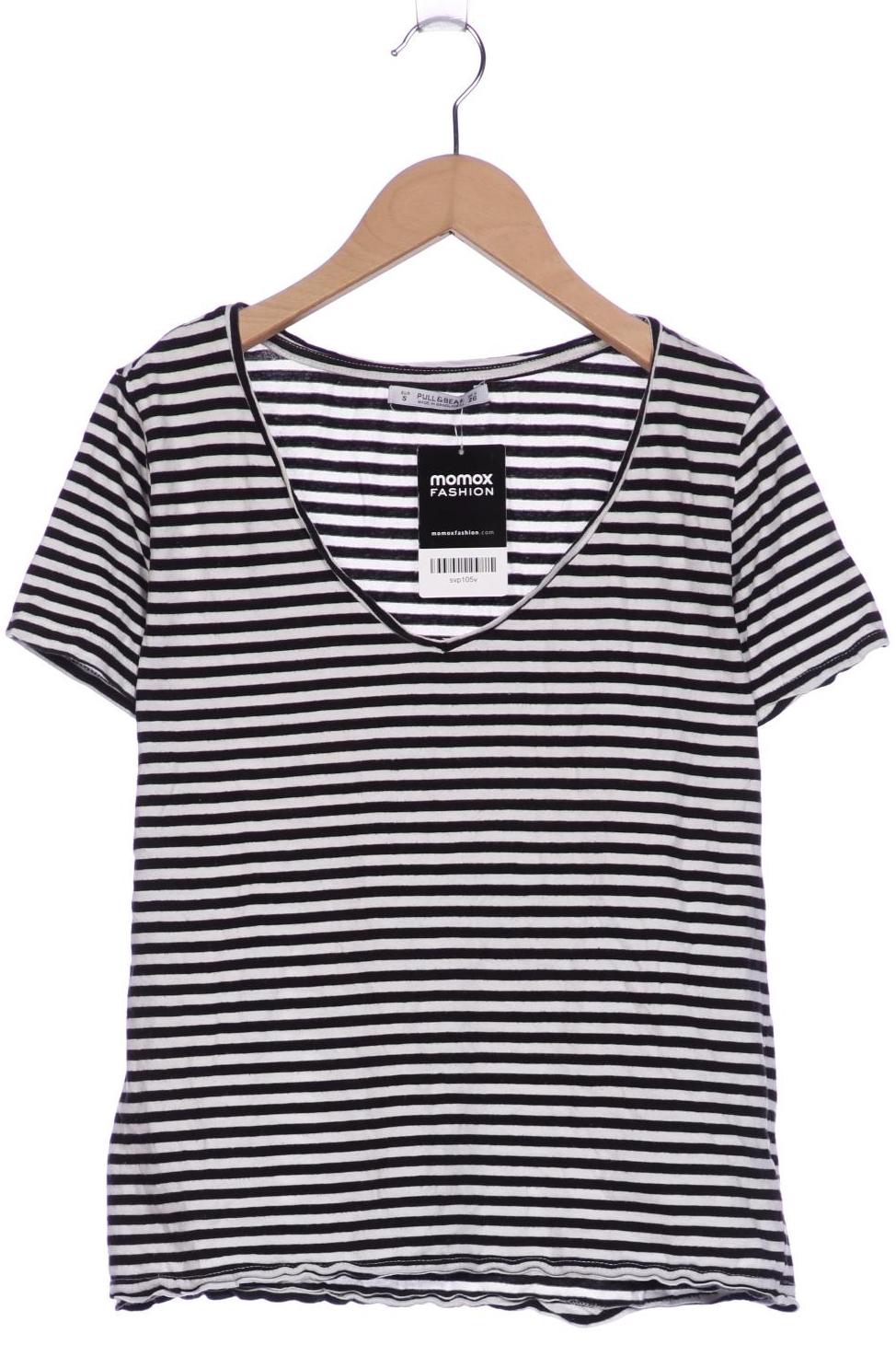 

Pull & Bear Damen T-Shirt, schwarz, Gr. 36