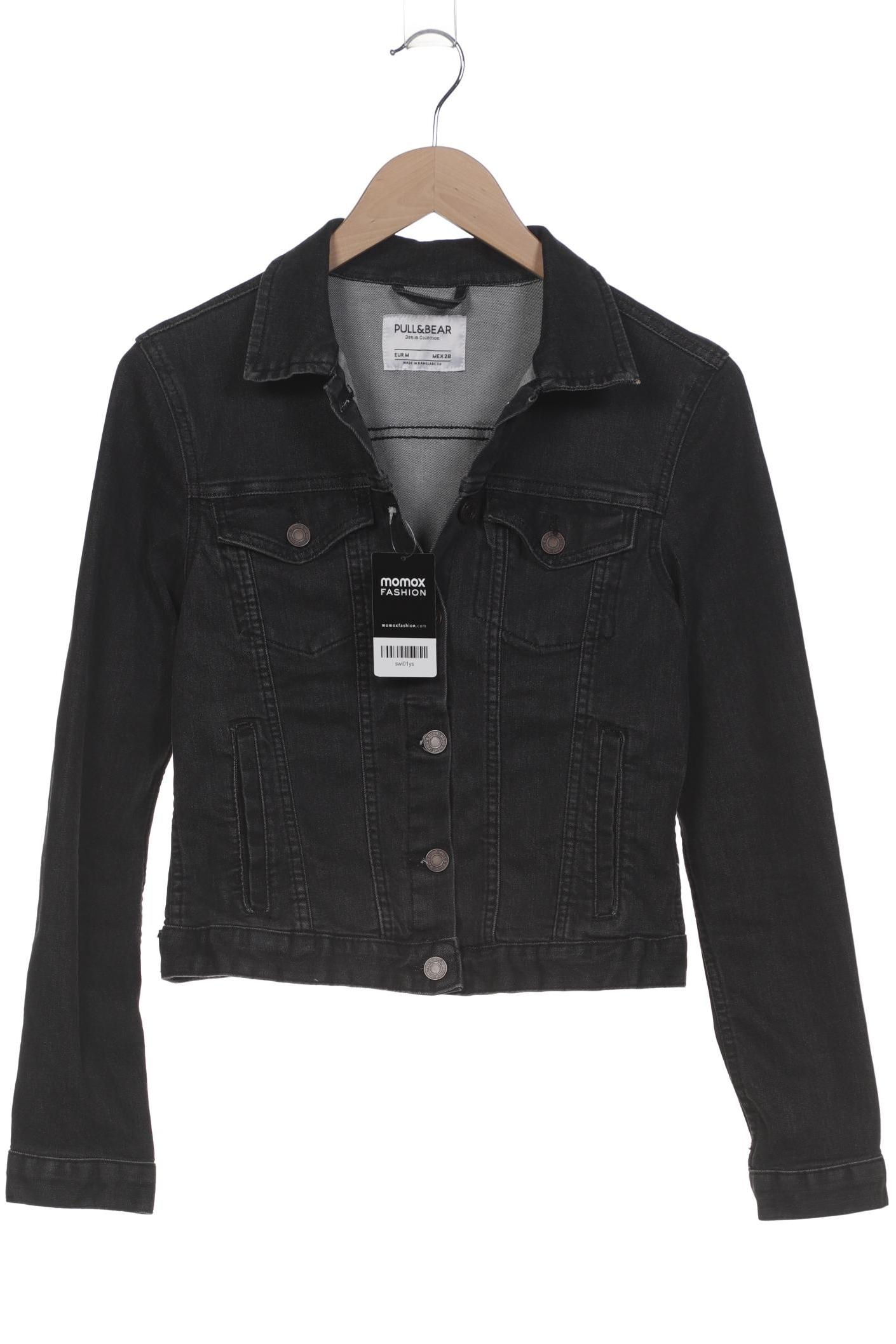 

Pull & Bear Damen Jacke, schwarz, Gr. 38