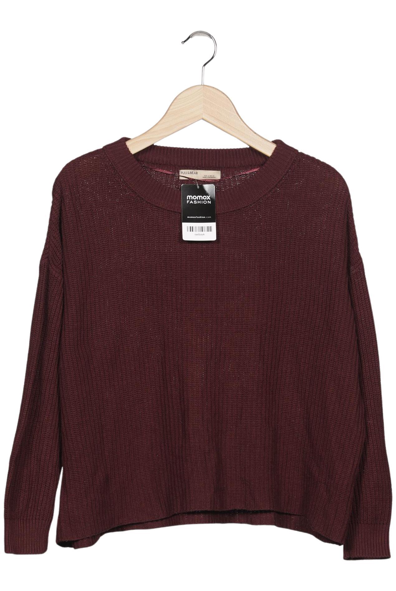 

Pull & Bear Damen Pullover, bordeaux, Gr. 38