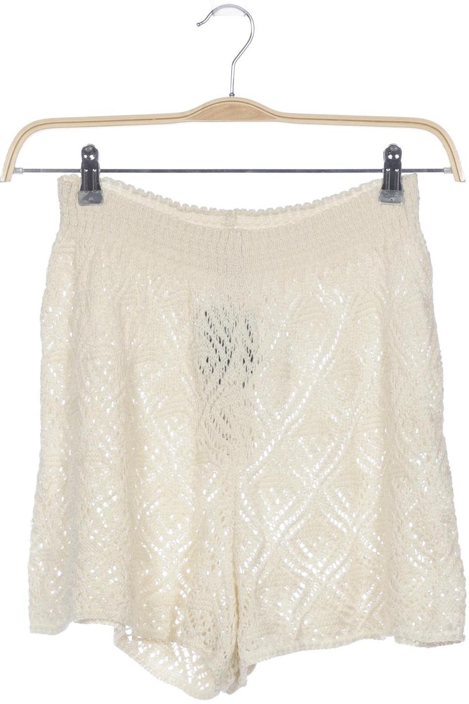 

Pull & Bear Damen Shorts, cremeweiß, Gr. 42