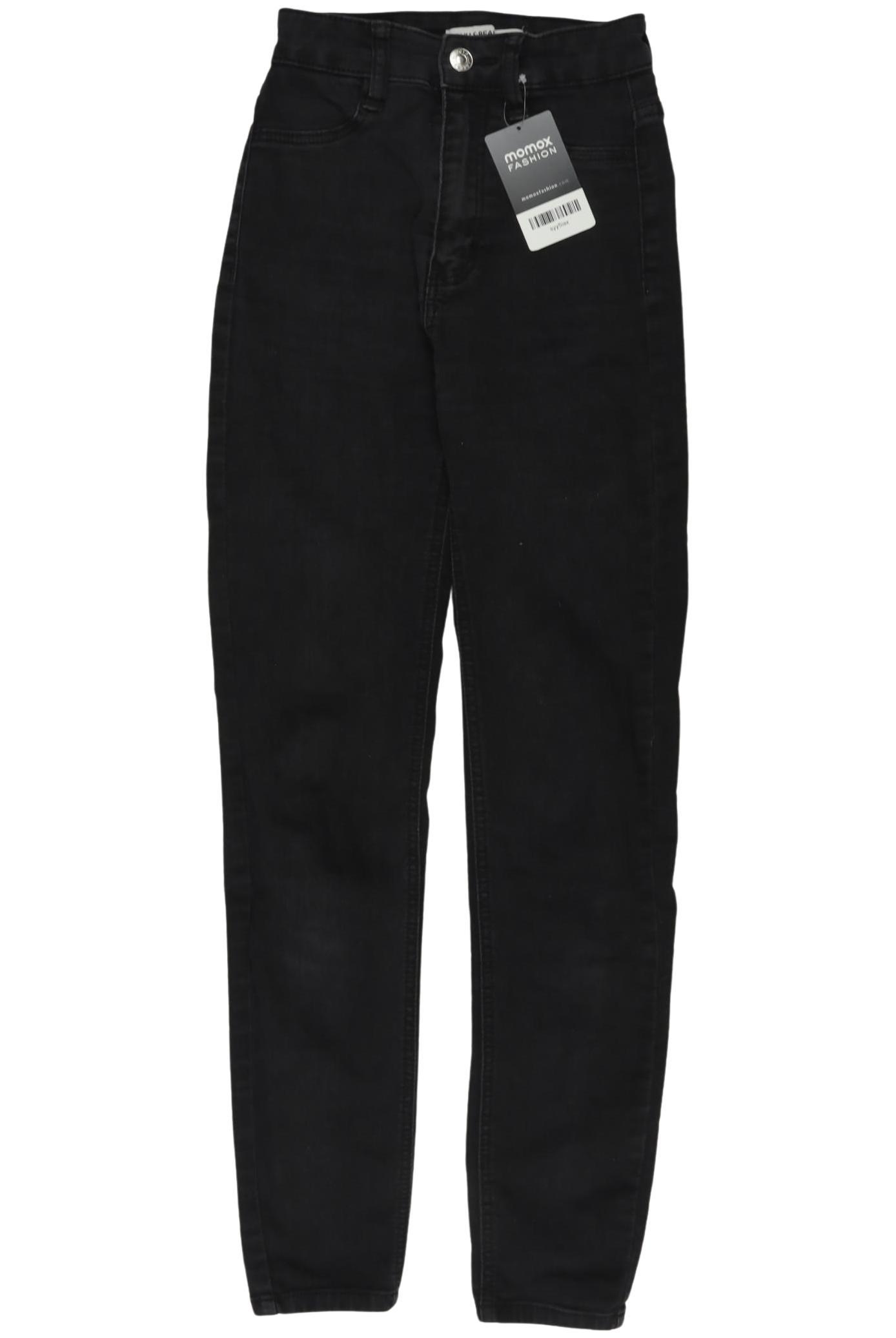 

Pull & Bear Damen Jeans, schwarz, Gr. 32