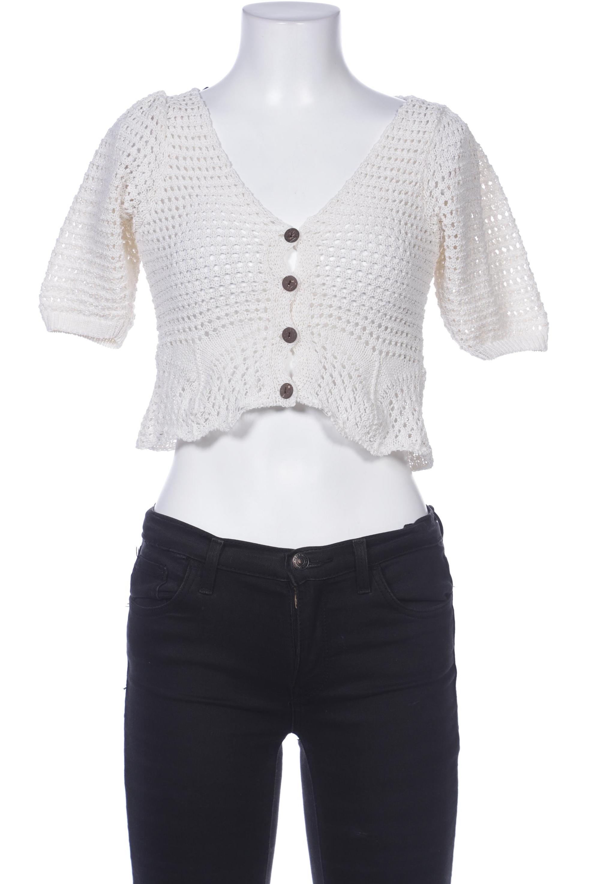 

Pull & Bear Damen Strickjacke, cremeweiß, Gr. 34