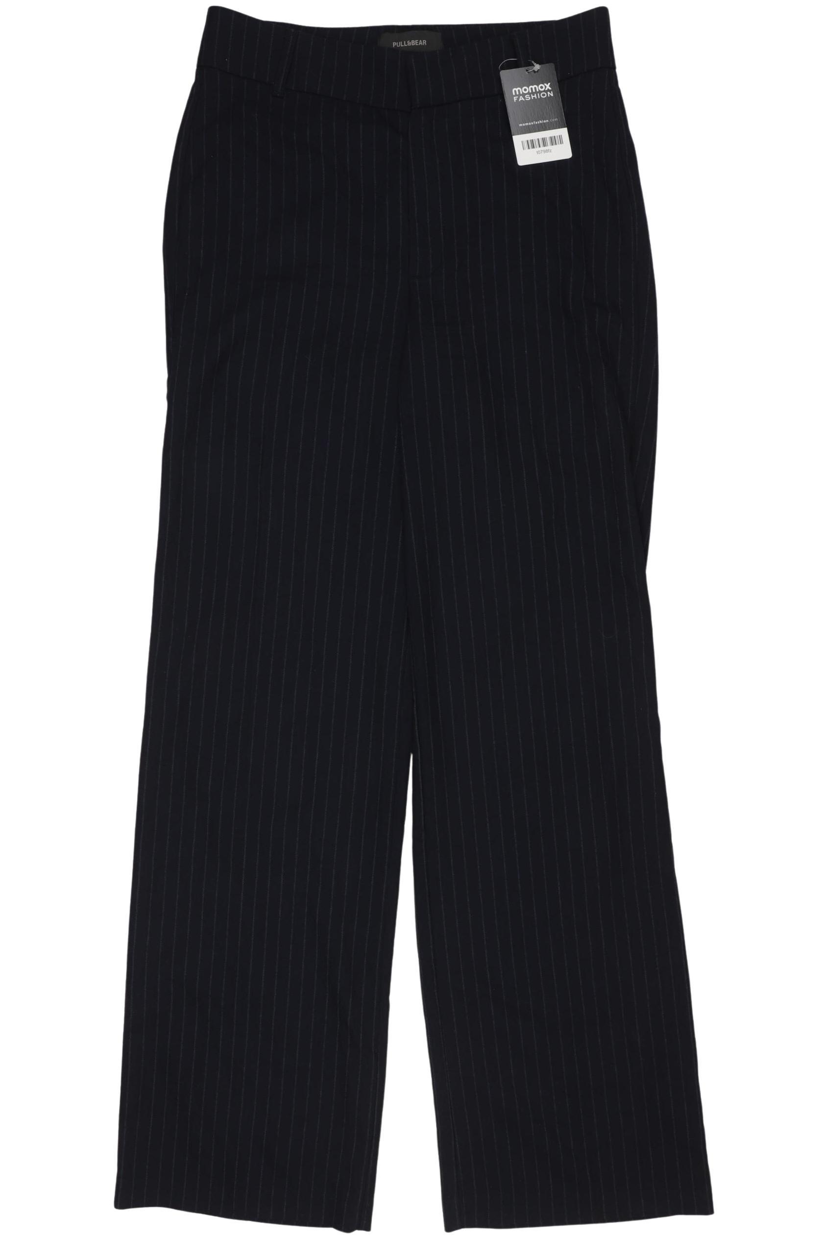 

Pull & Bear Damen Stoffhose, marineblau, Gr. 0