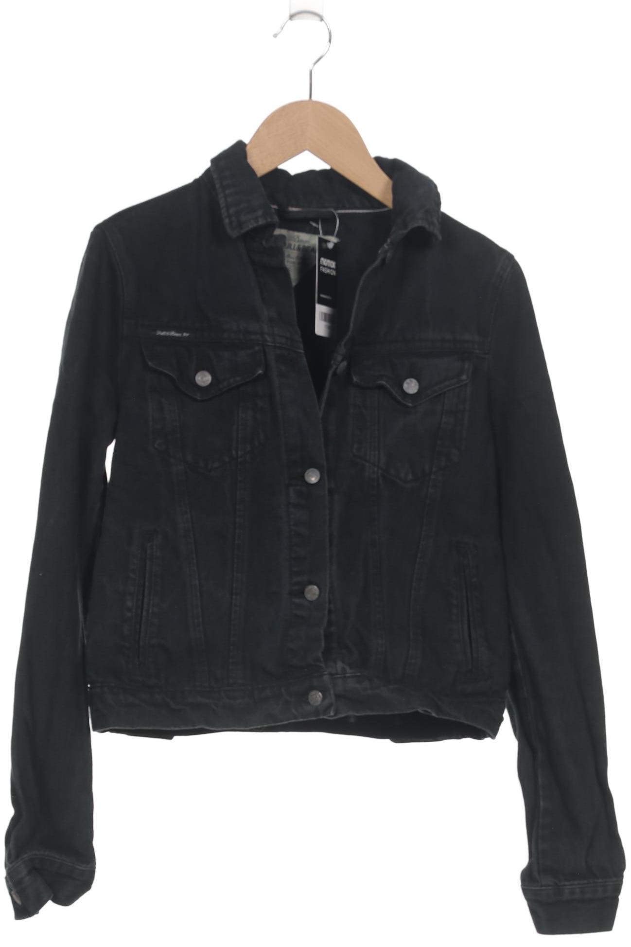 

Pull & Bear Damen Jacke, schwarz, Gr. 36