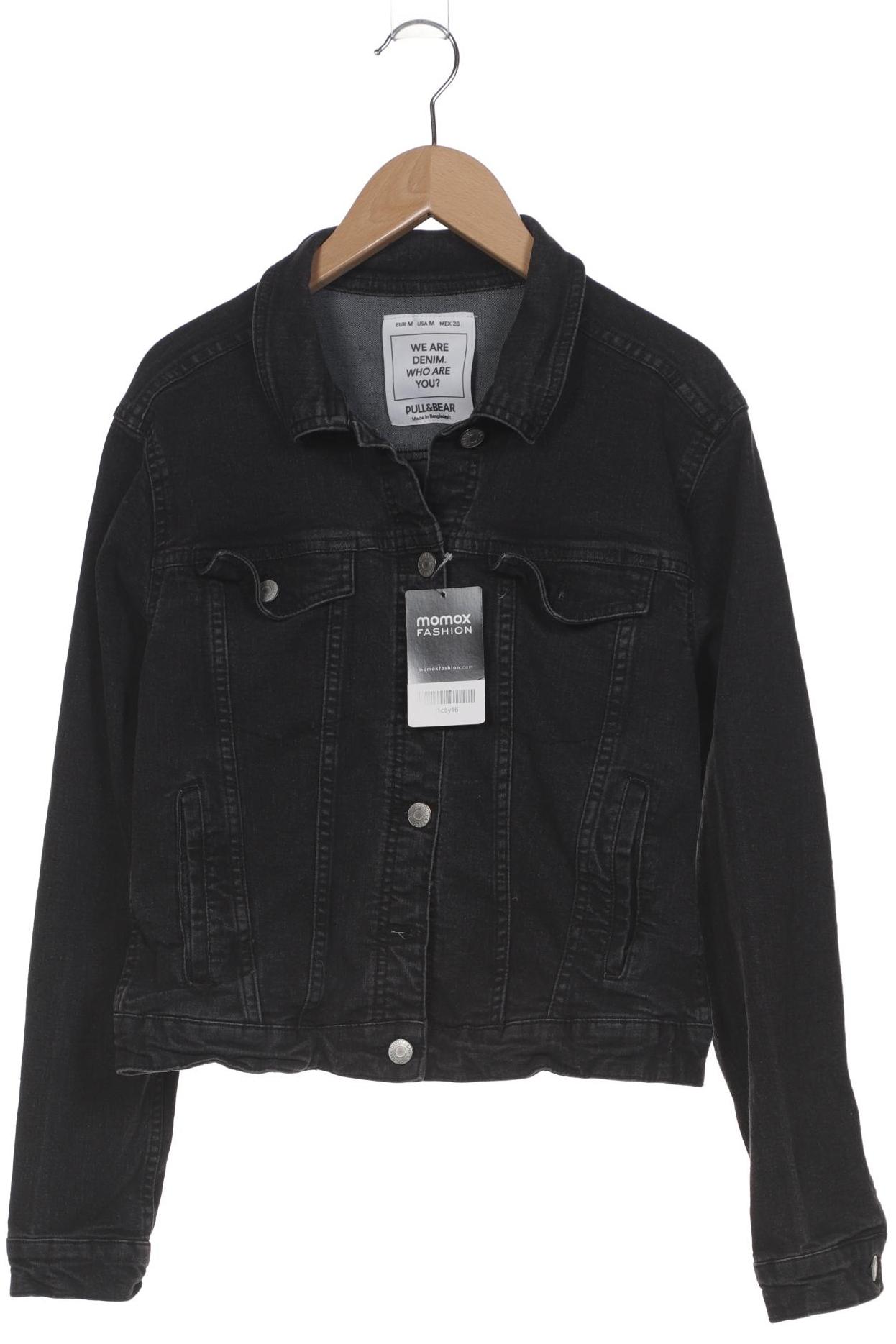 

Pull & Bear Damen Jacke, schwarz, Gr. 38