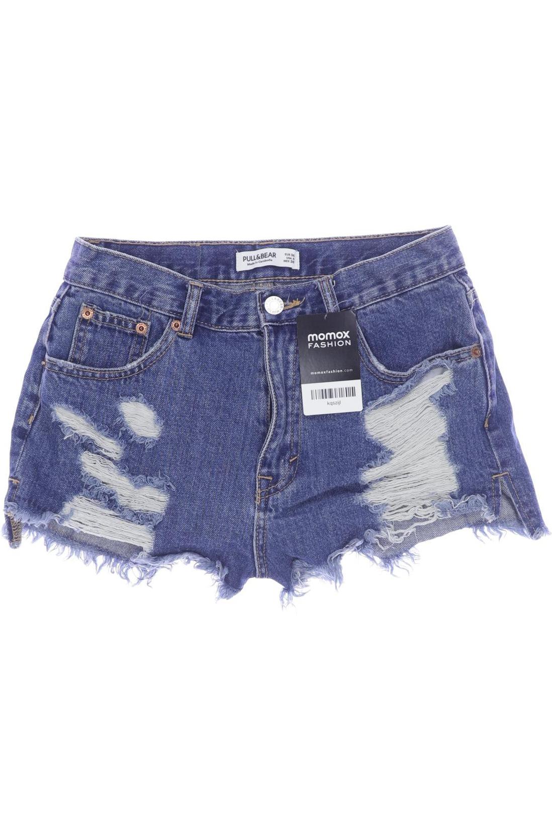 

Pull & Bear Damen Shorts, blau, Gr. 36