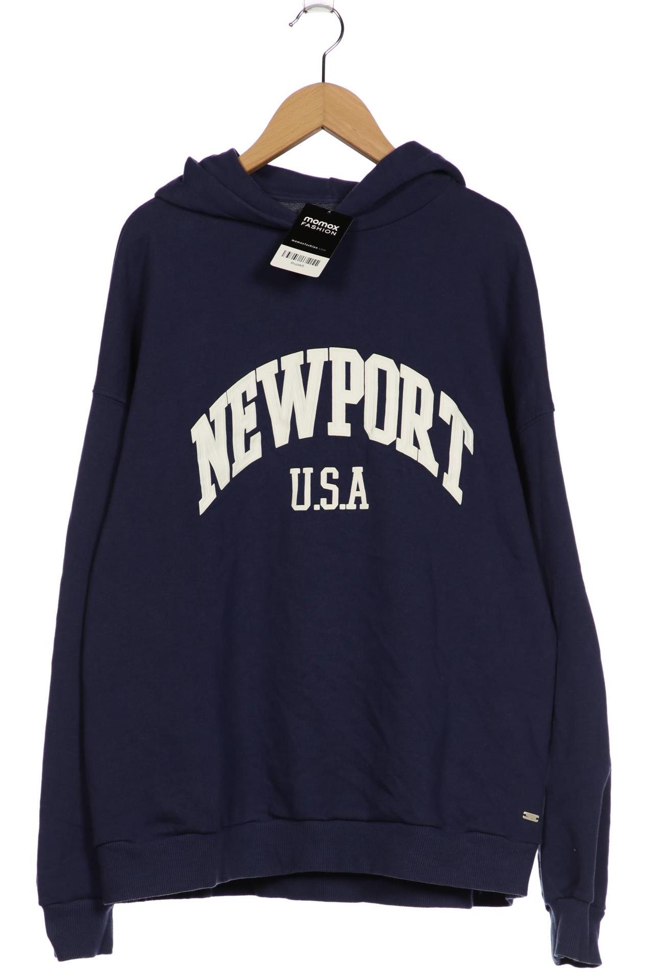 

Pull & Bear Damen Kapuzenpullover, blau, Gr. 38