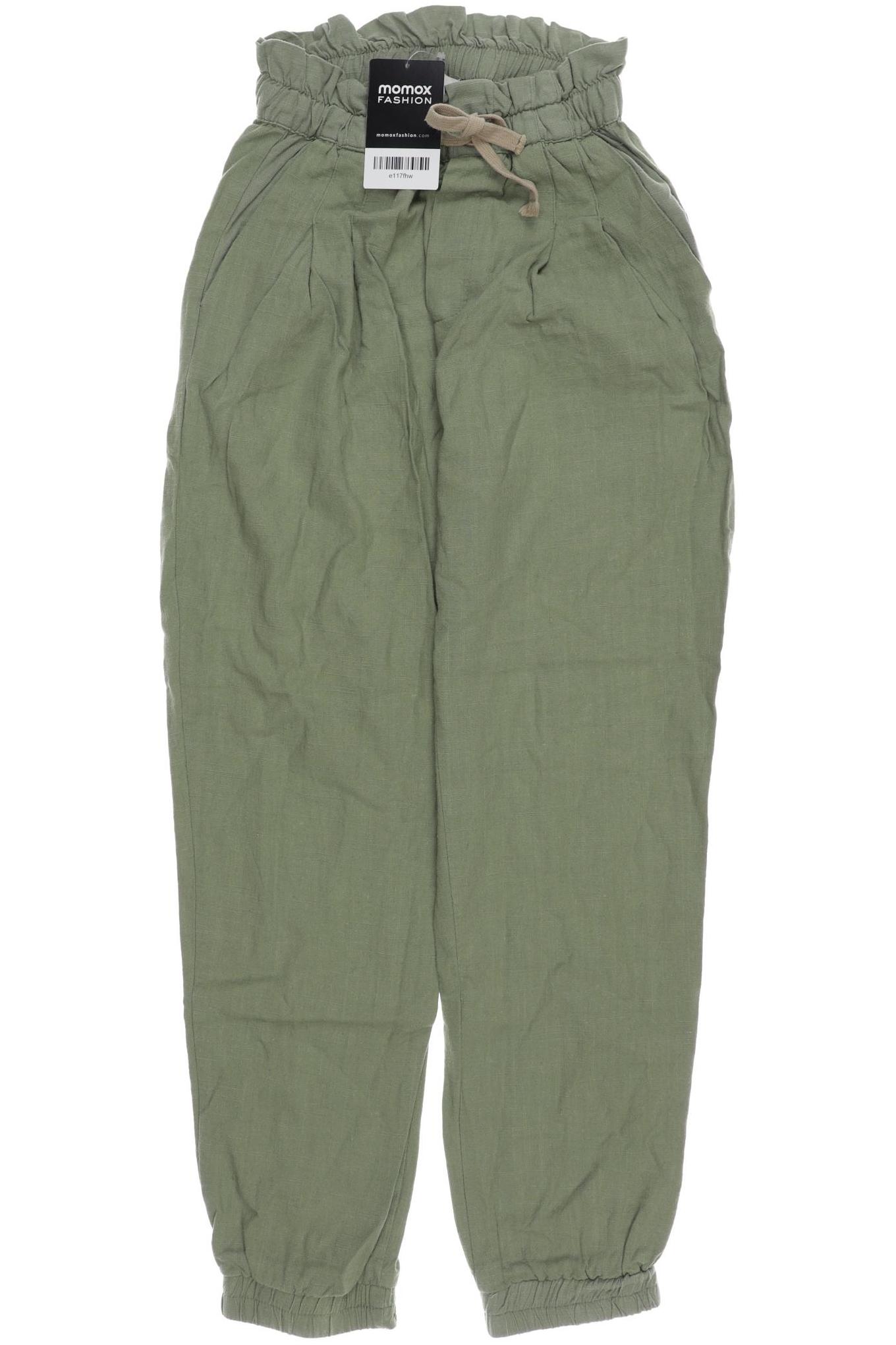 

Pull & Bear Damen Stoffhose, grün, Gr. 0