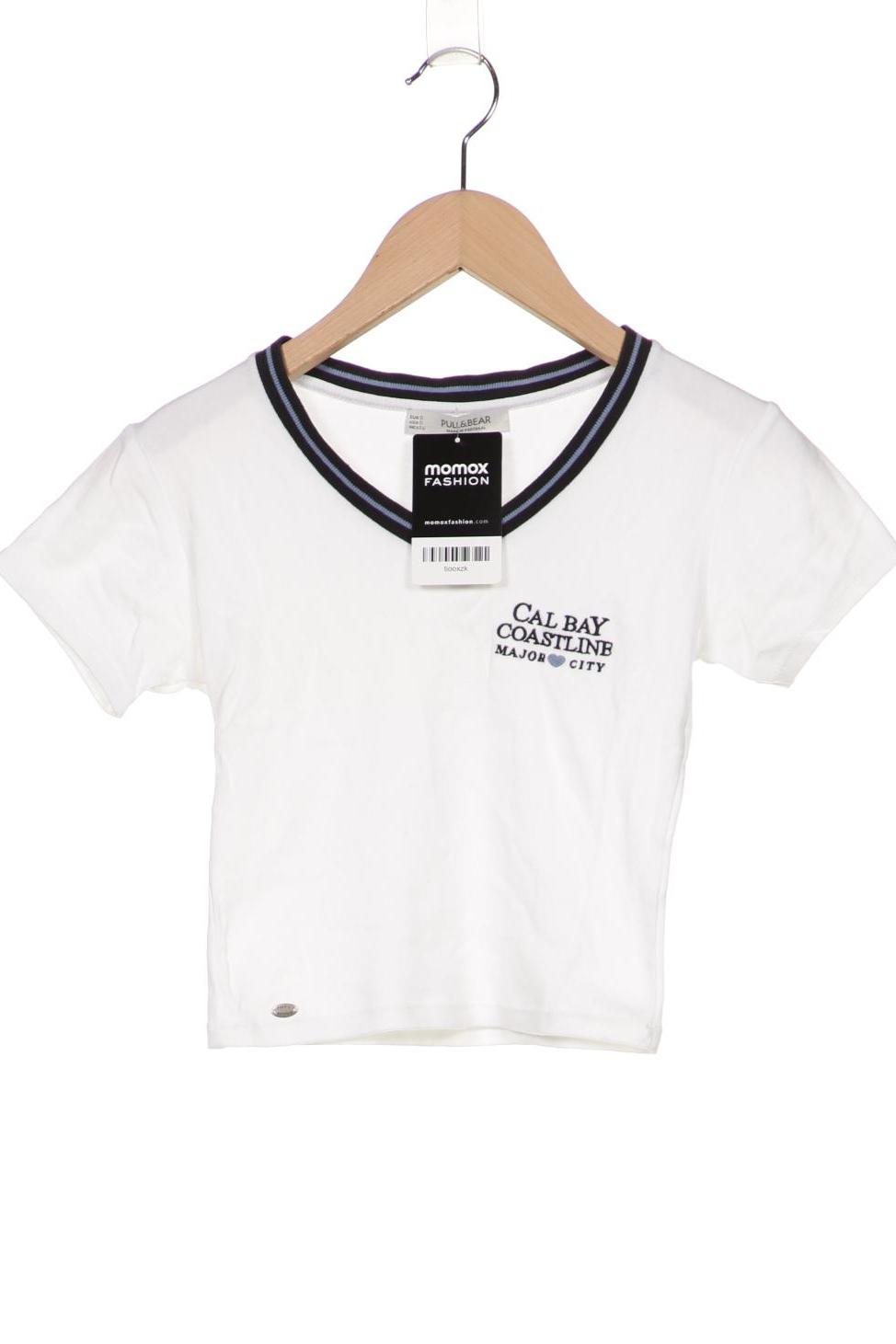 

Pull & Bear Damen T-Shirt, weiß
