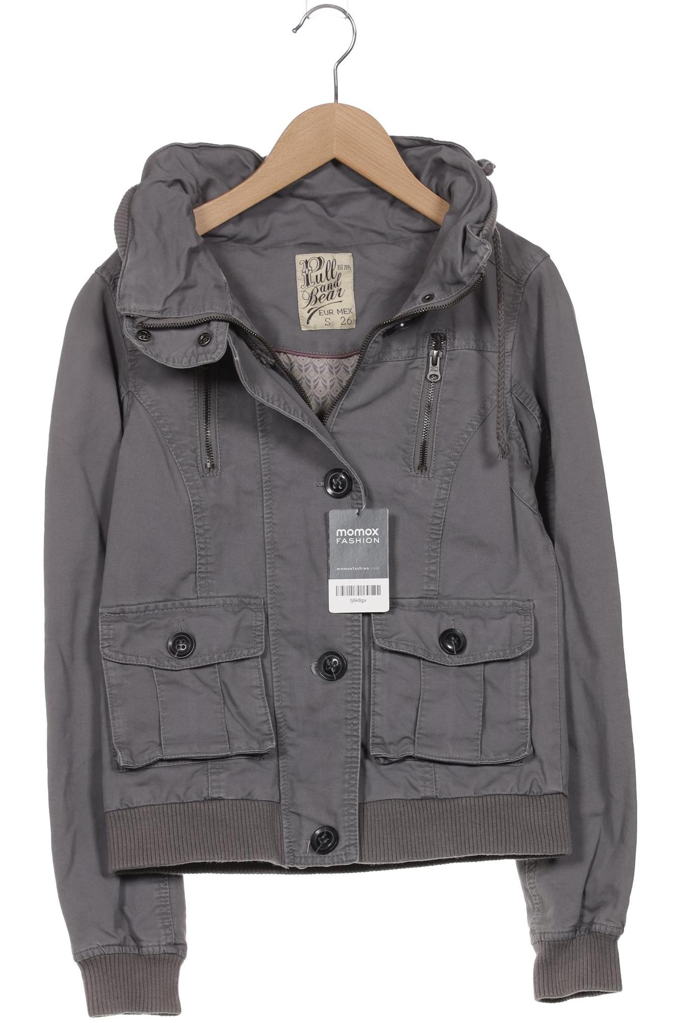 

Pull & Bear Damen Jacke, grau, Gr. 36