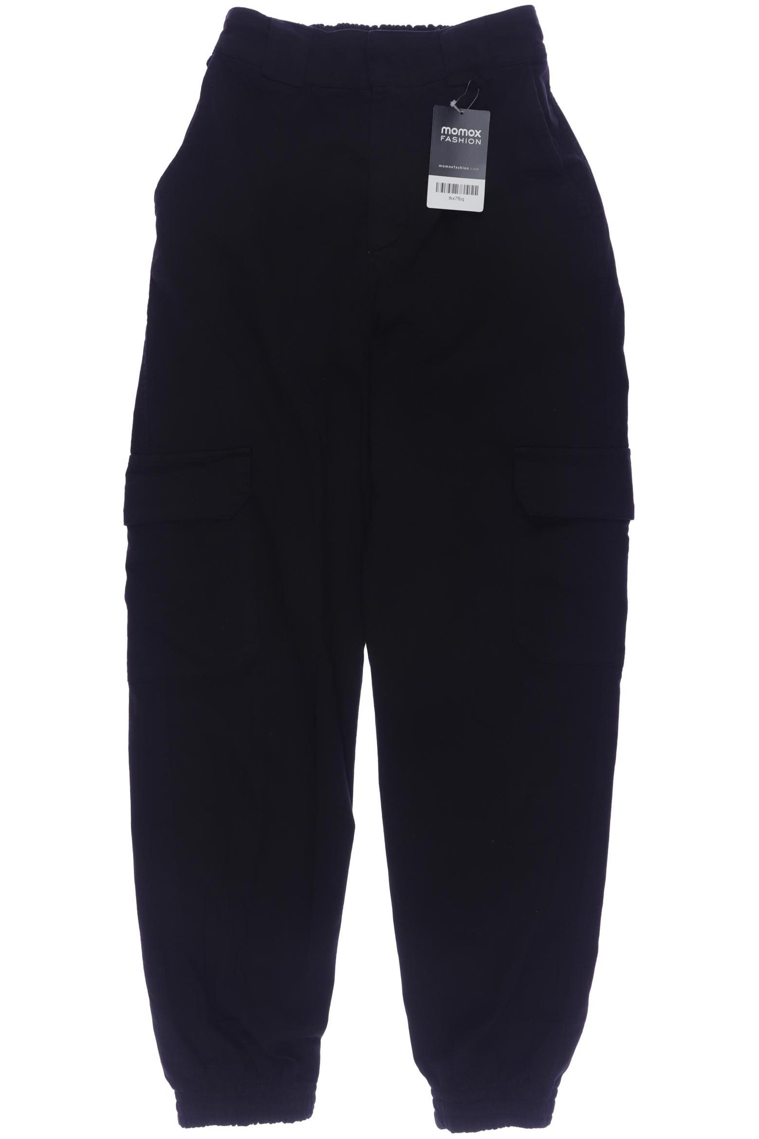 

Pull & Bear Damen Stoffhose, schwarz, Gr. 0