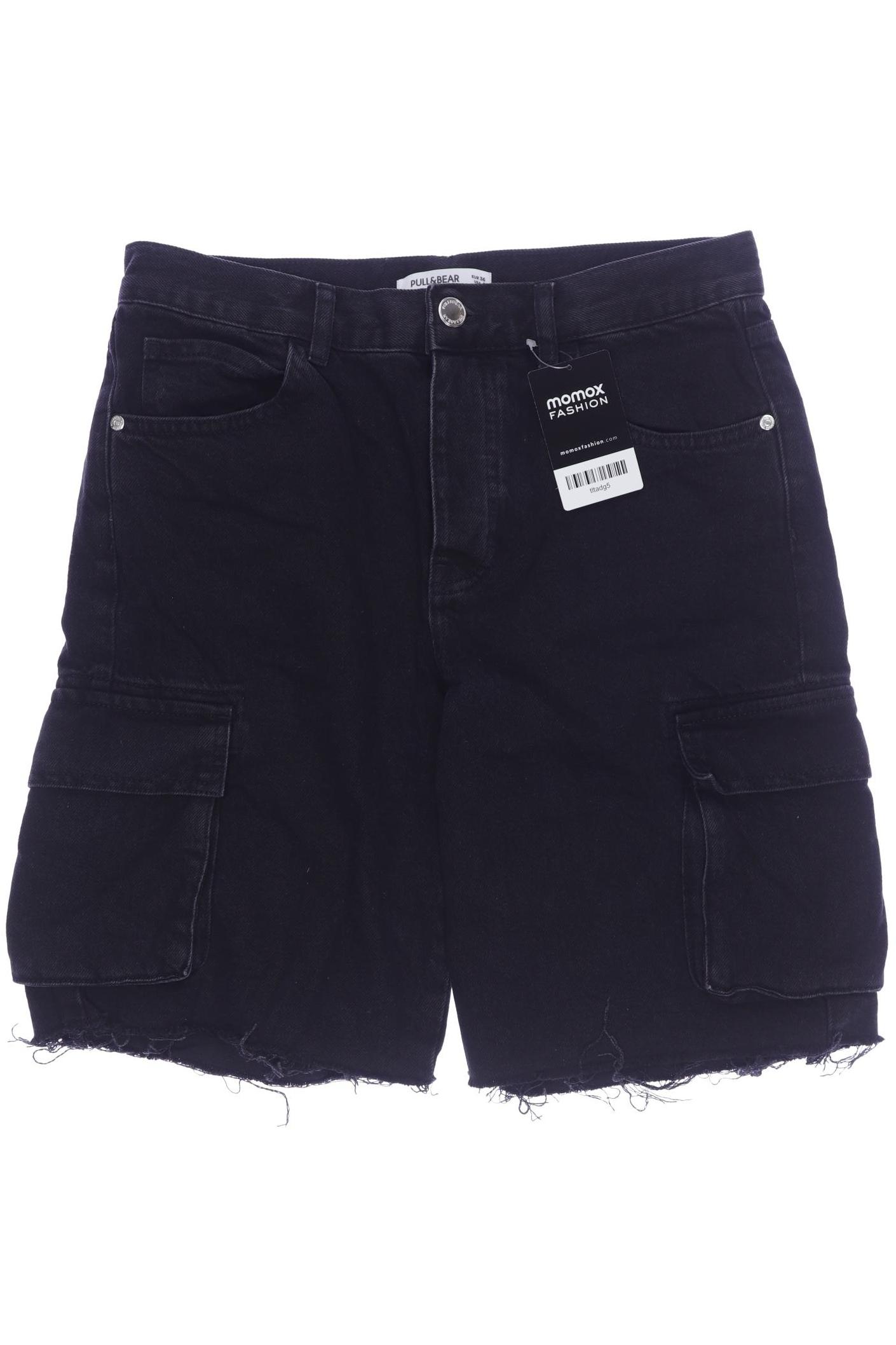 

Pull & Bear Damen Shorts, schwarz, Gr. 36