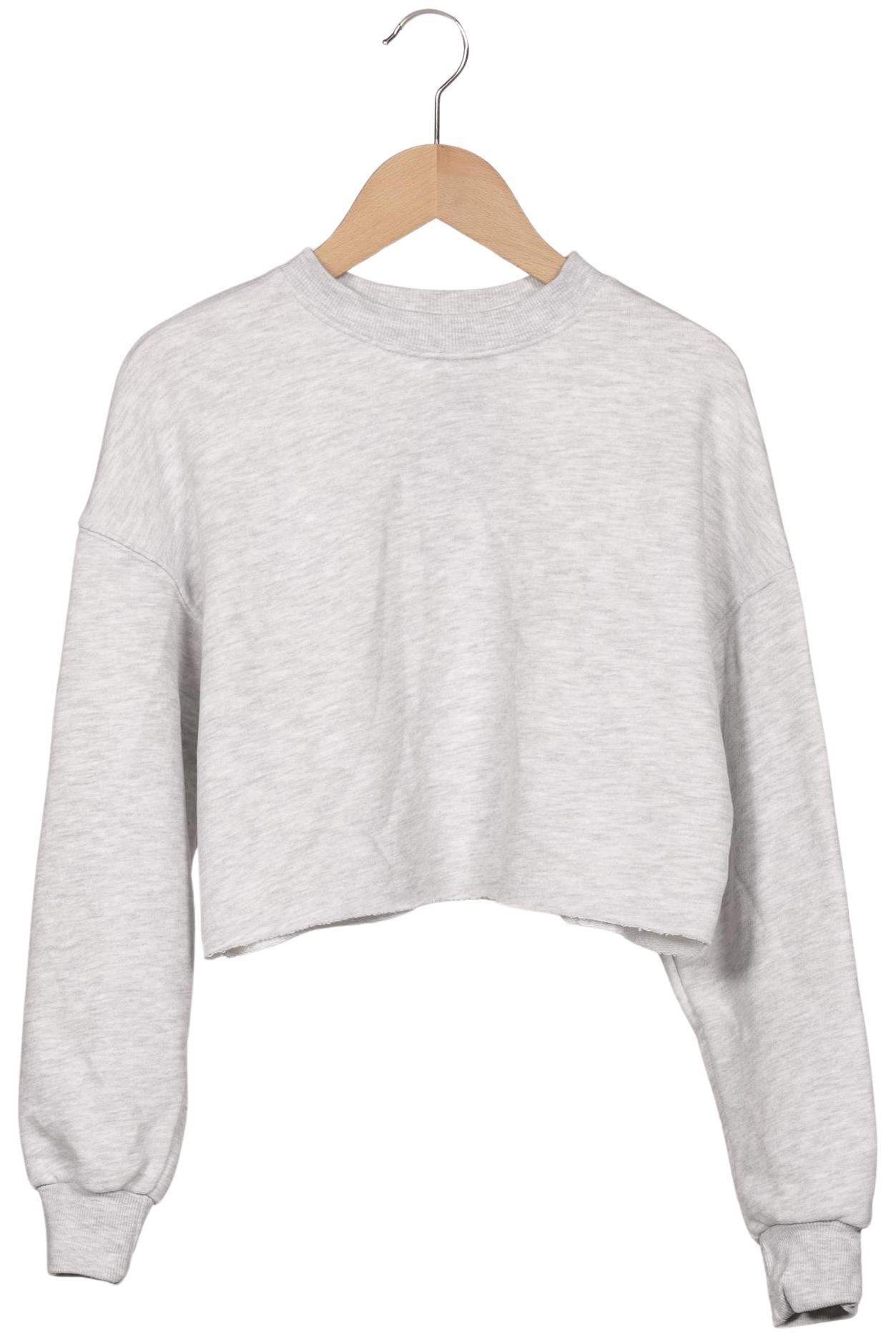 

Pull & Bear Damen Sweatshirt, grau, Gr. 34